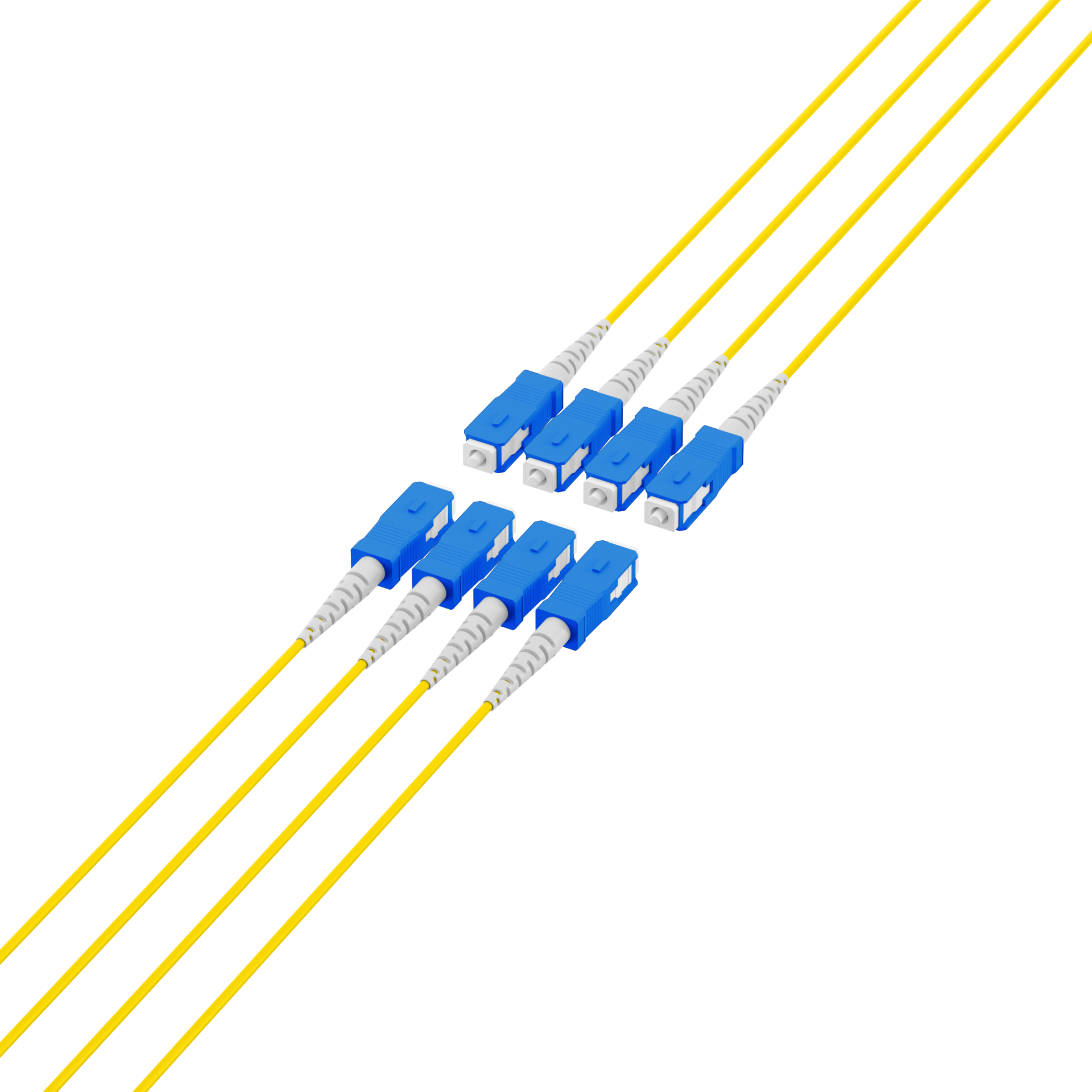 Trunk cable U-DQ(ZN)BH OS2 8E (1x8) SC-SC,50m Dca LSZH