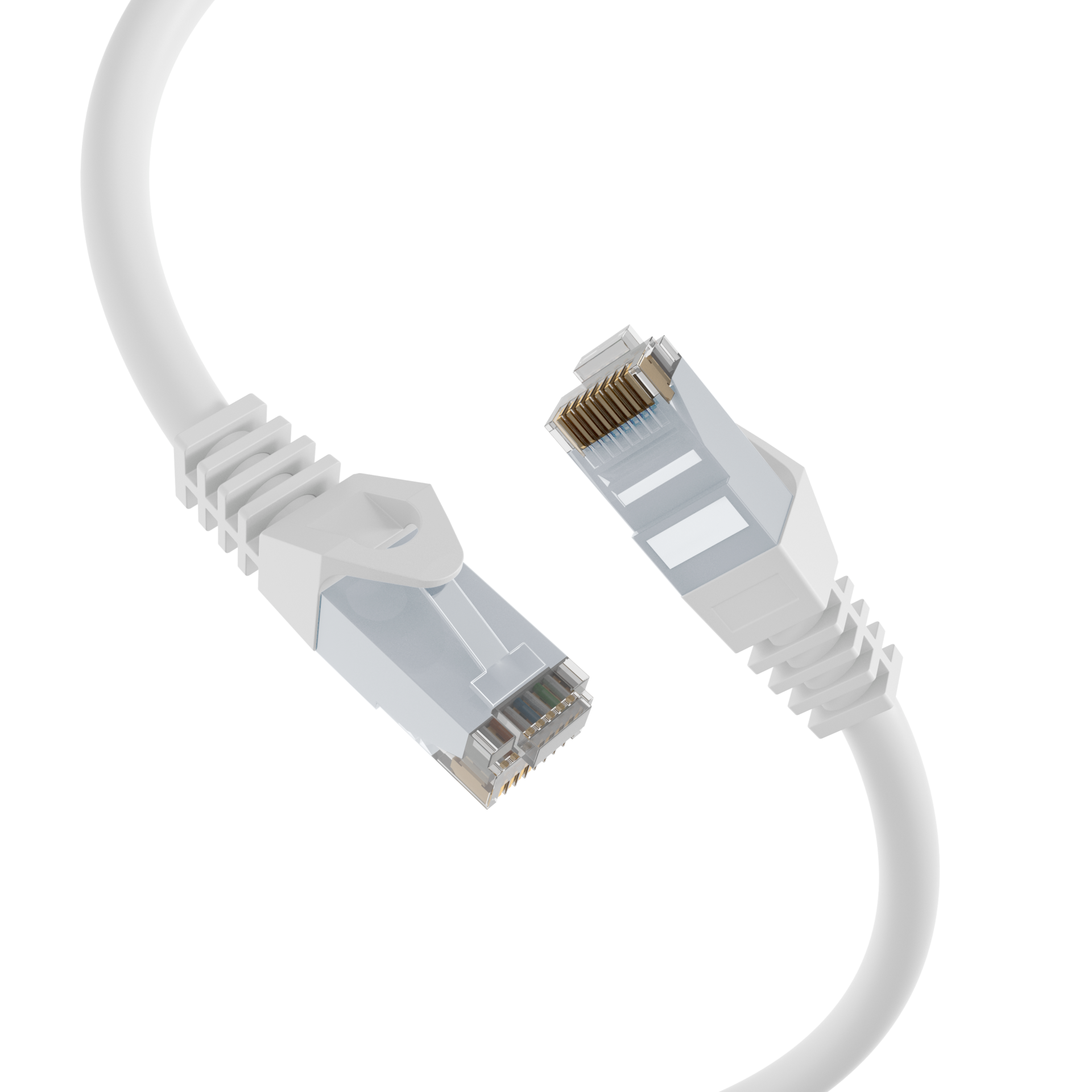 RJ45 Patch Cord Cat.6 U/UTP LSZH CCA white 10m