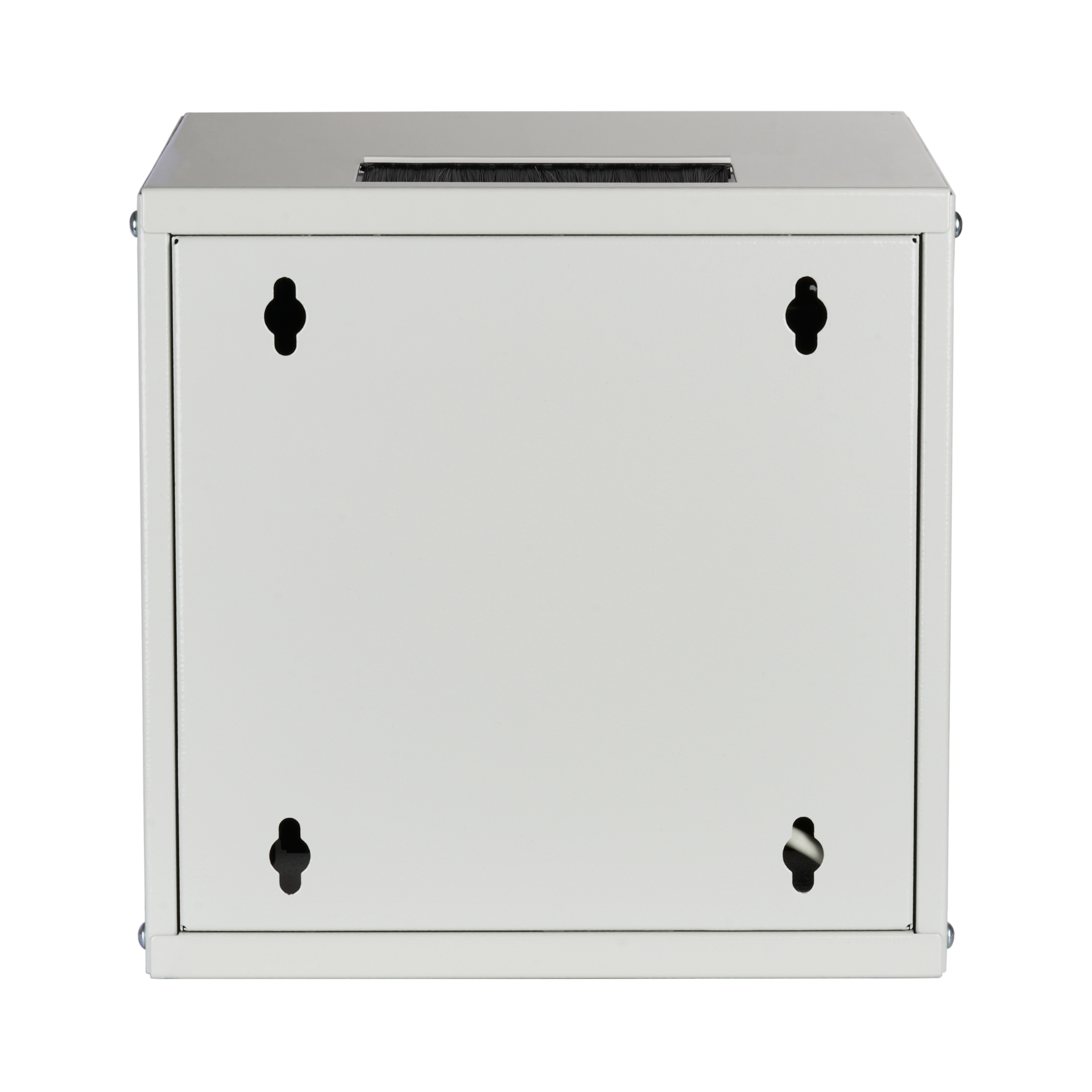 Set 10“ 6U wall housing grey RAL7035 including accessories for self-assembly
