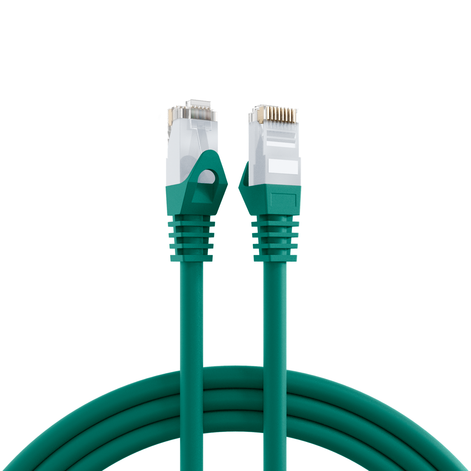 RJ45 Patch Cord Cat.6 U/UTP LSZH CCA green 25m