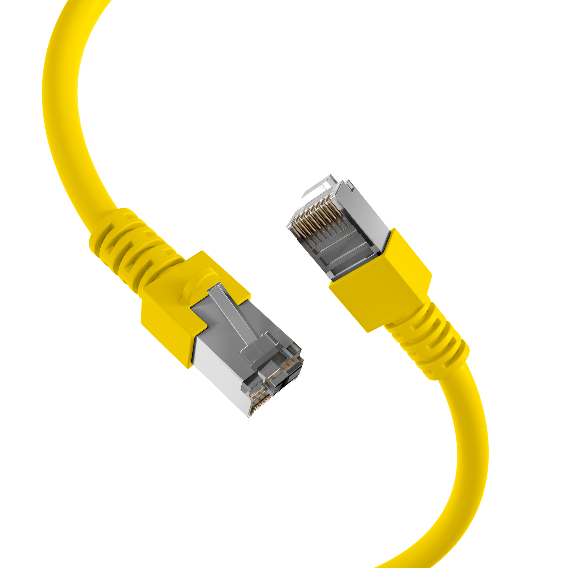 RJ45 Patch Cord Cat.5e SF/UTP PVC CCA yellow 15m