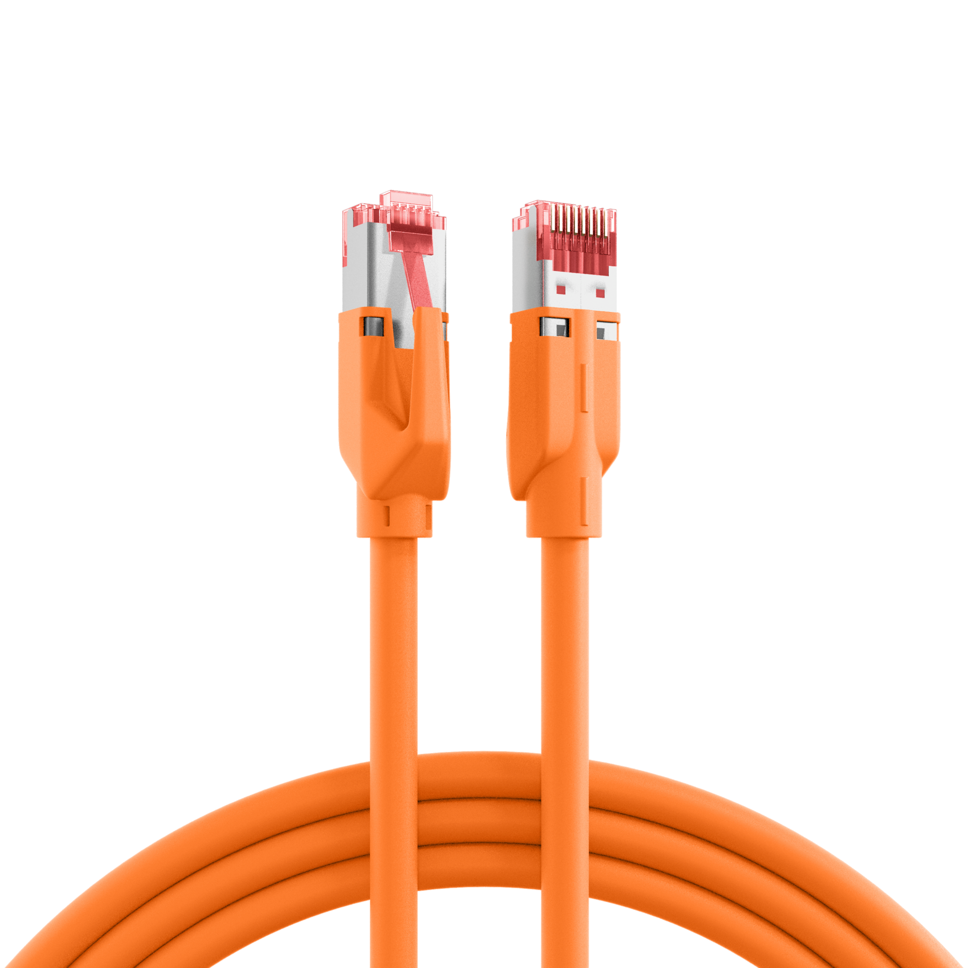 RJ45 Patchkabel Cat.6A S/FTP  Dätwyler 7702 TM21 orange 0,5m