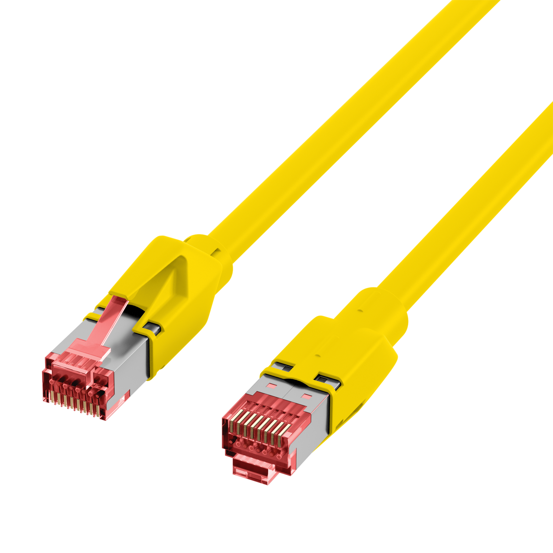 RJ45 Patchkabel Cat.6A S/FTP LSZH,Draka UC900 TM21 gelb 0,25m