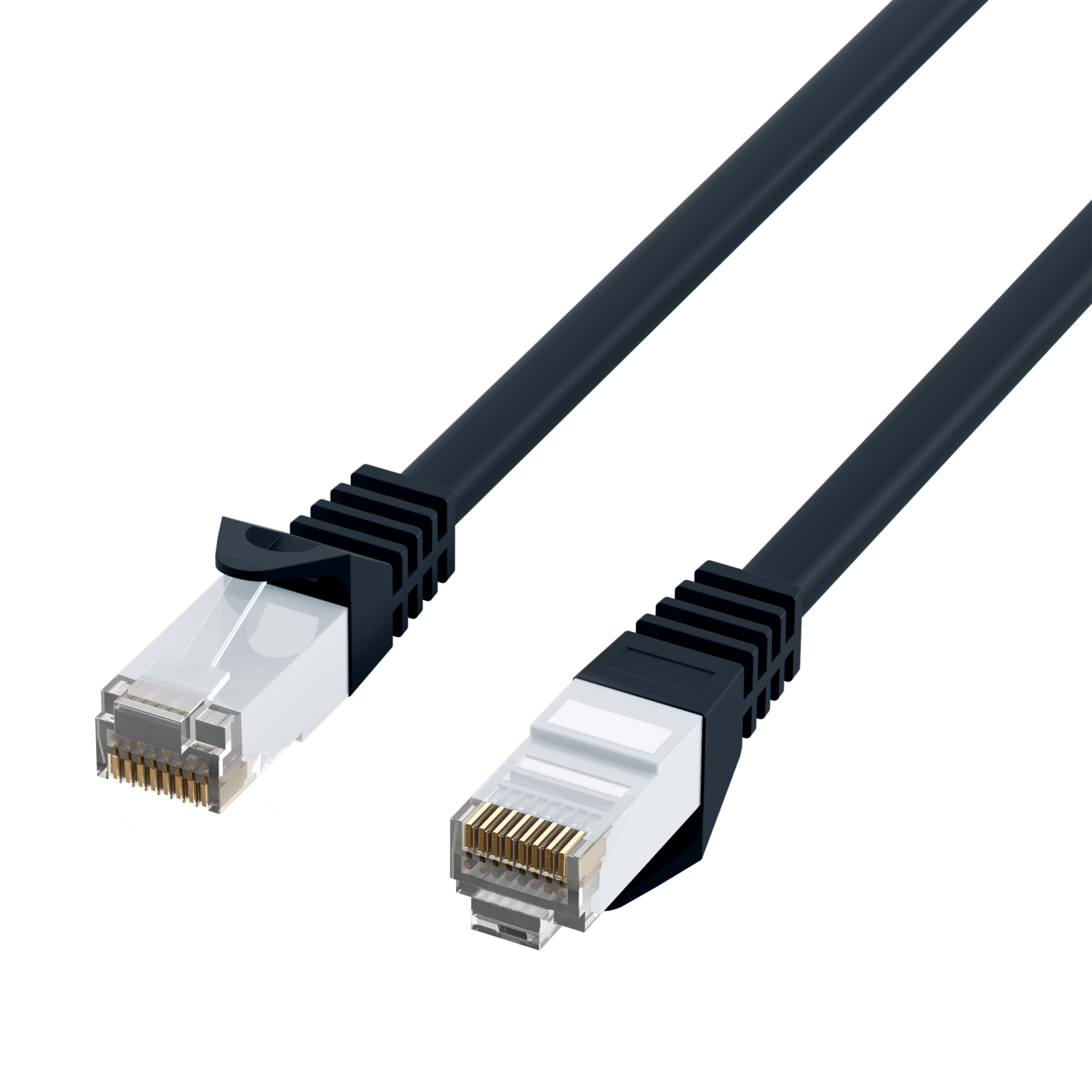 RJ45 Patch Cord Cat.6 U/UTP LSZH CCA black 1,5m