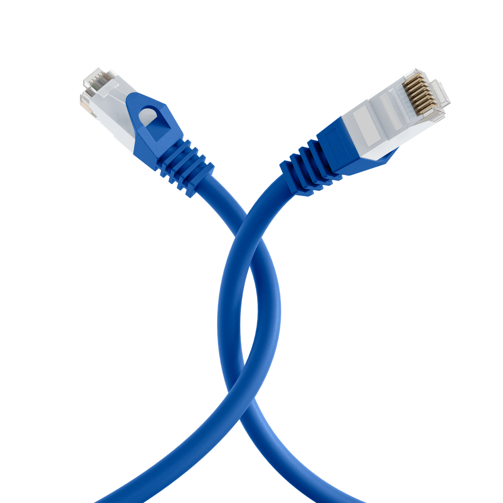 RJ45 Patchkabel Cat.6 U/UTP LSZH  CCA blau 1,5m