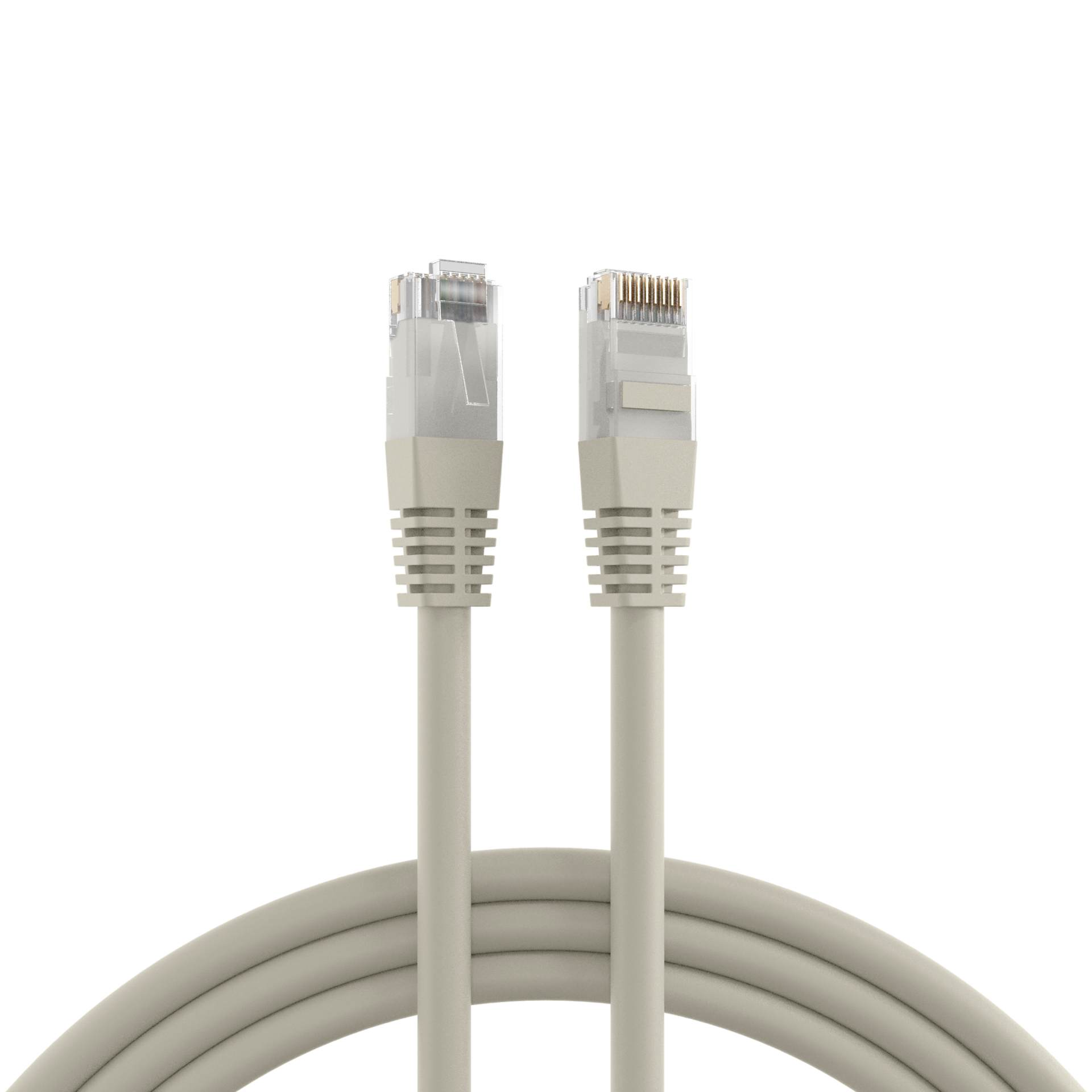 RJ45 Patch Cord Cat.5e U/UTP PVC CCA grey 7,5m