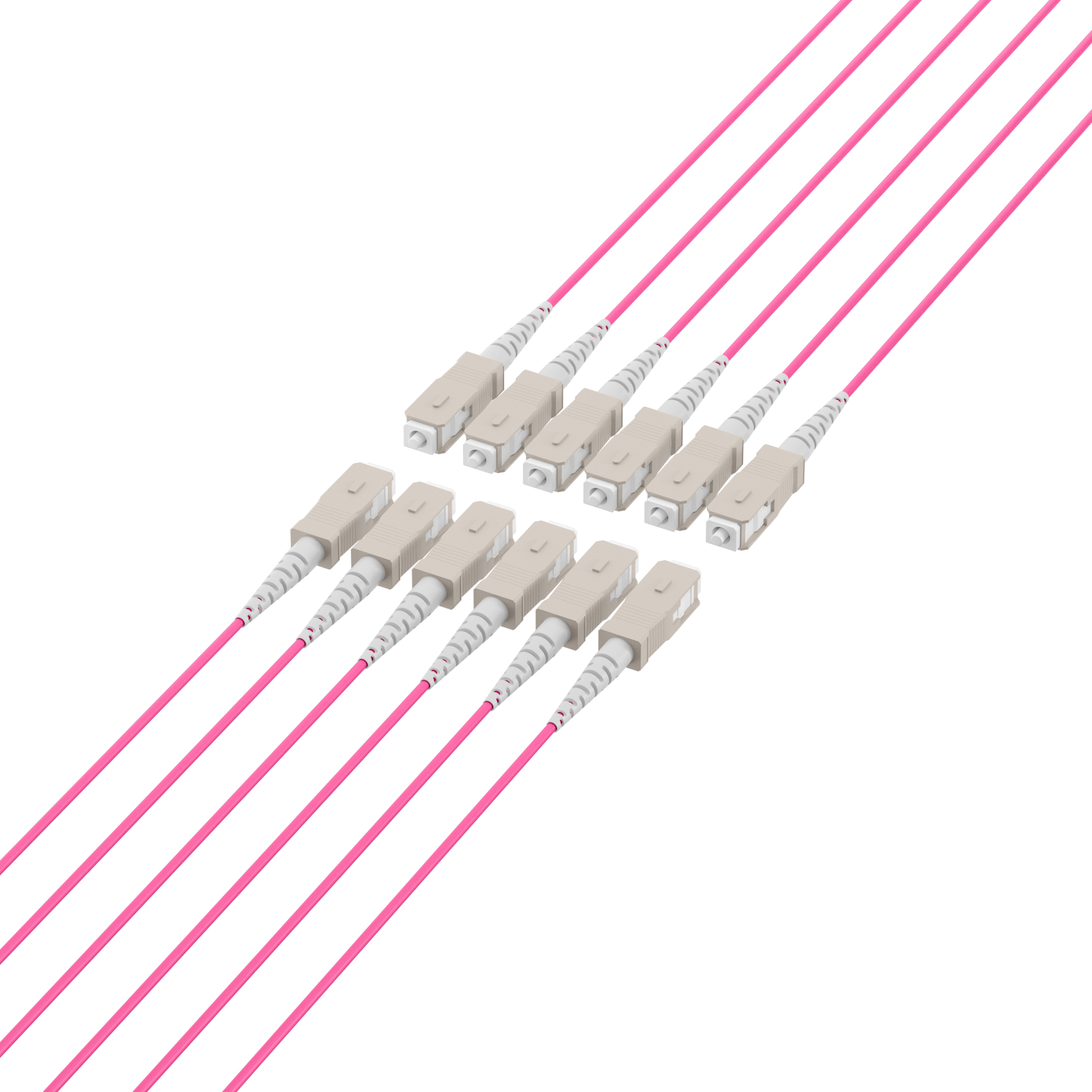 Trunk cable U-DQ(ZN)BH OM4 12G (1x12) SC-SC,70m Dca LSZH