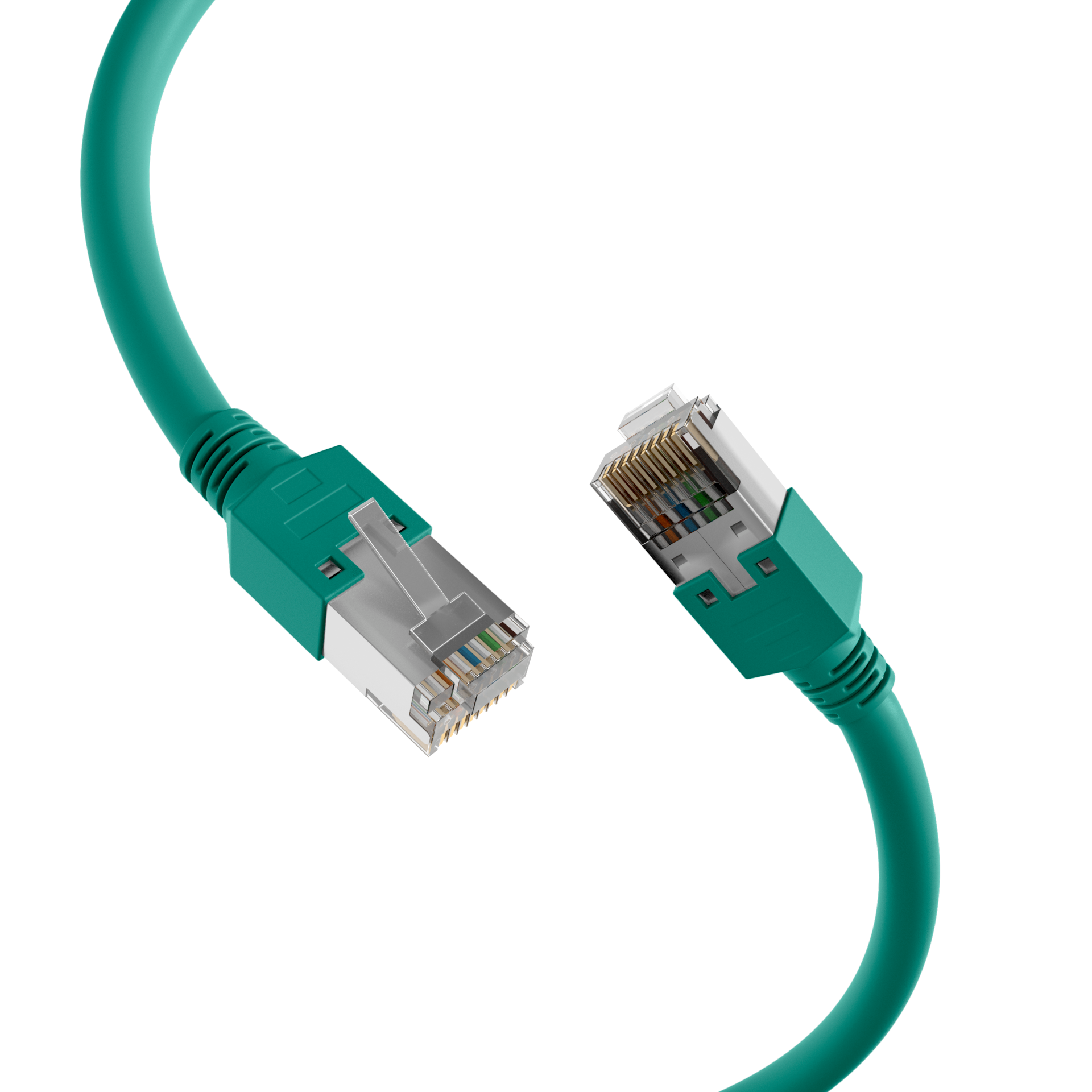 RJ45 Patchkabel Cat.5e SF/UTP LSZH  Draka UC300 TM11 grün 1,5m