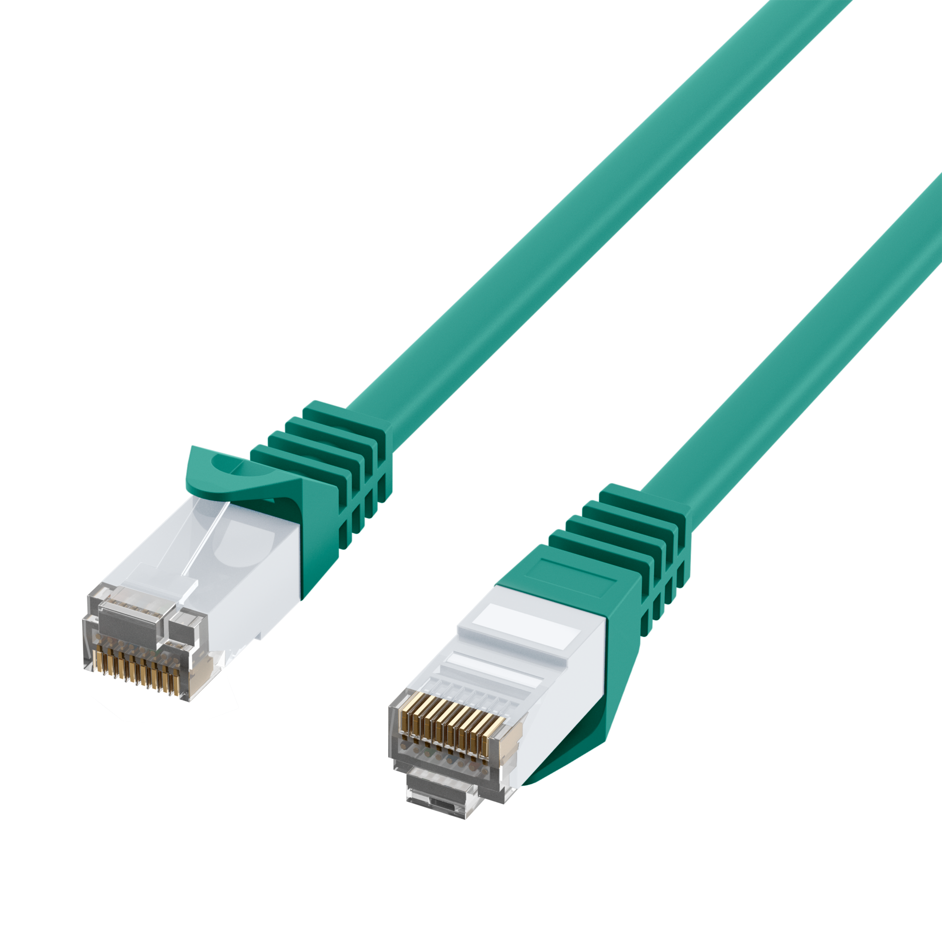 RJ45 Patch Cord Cat.6 U/UTP LSZH CCA green 3m