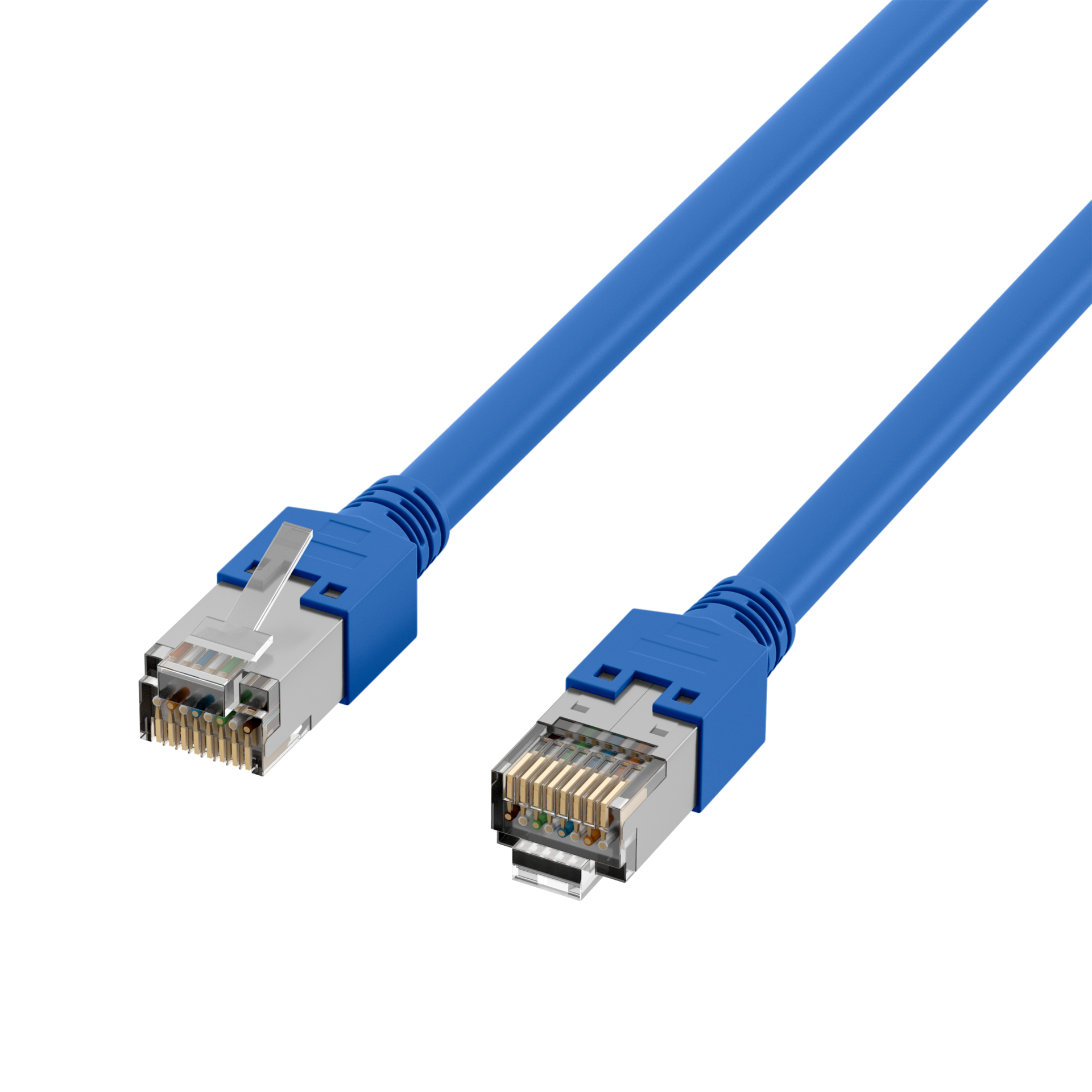 RJ45 Patchkabel Cat.5e S/UTP PVC Dätwyler 5502 TM11 blau 0,5m