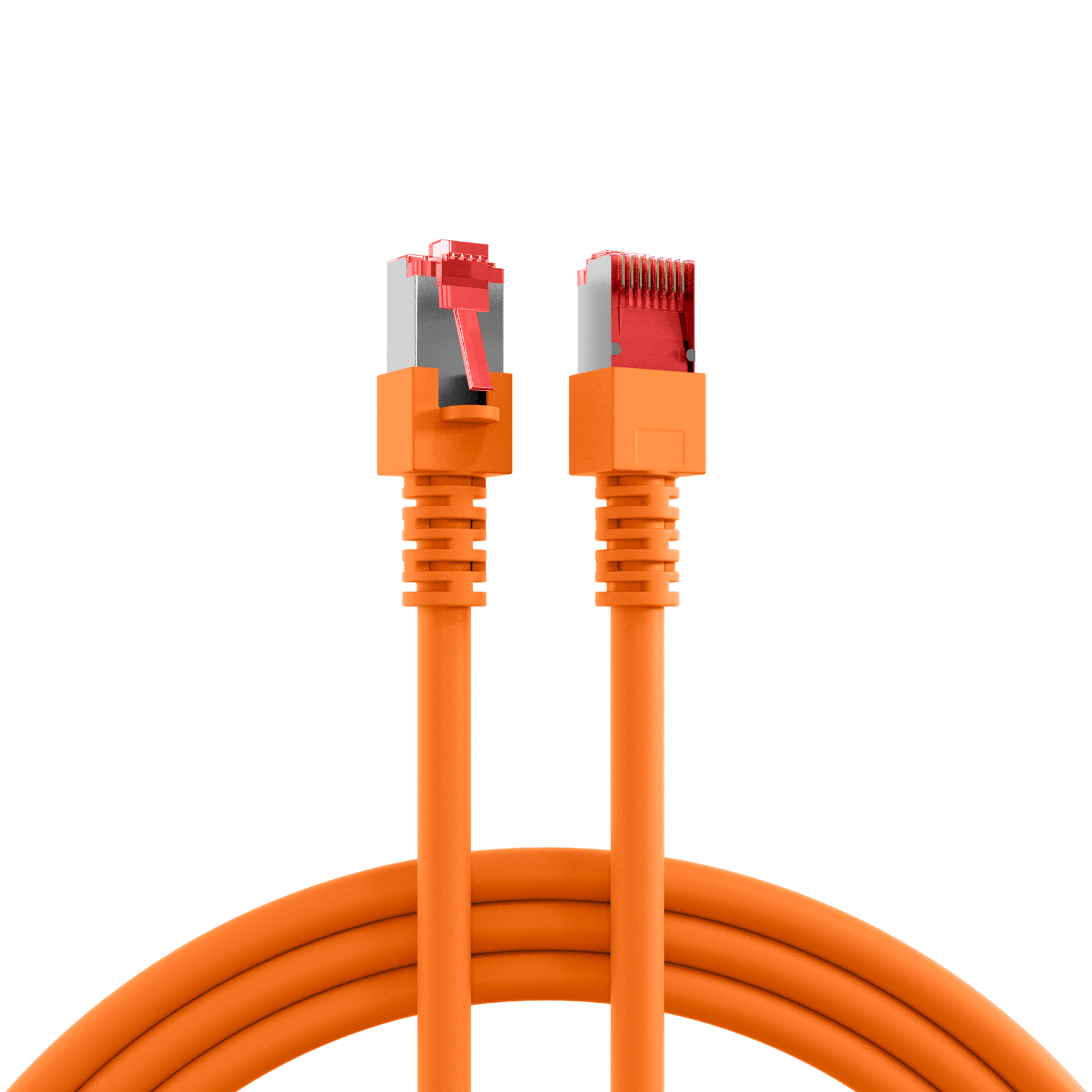 RJ45 Patchkabel Cat.6 S/FTP LSZH  orange 50m