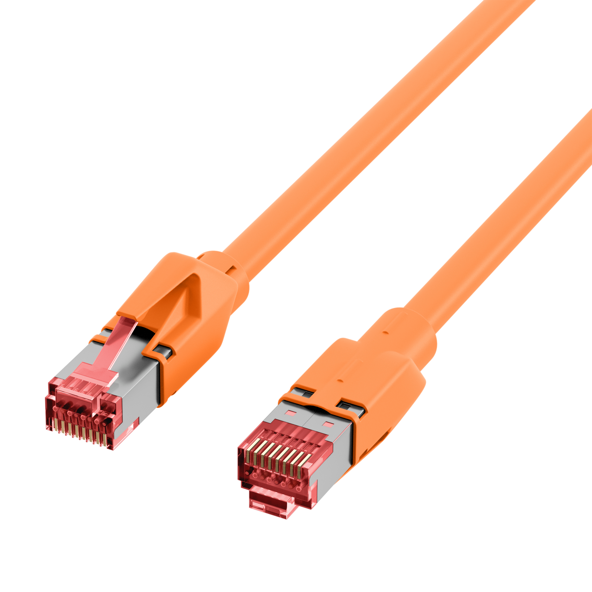 RJ45 Patchkabel Cat.6A S/FTP  Dätwyler 7702 TM21 orange 0,5m