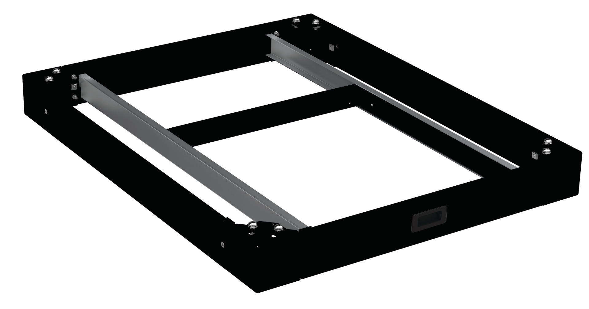 Plinth for PRO 600x1000 mm, incl. Tilt Protection, RAL9005