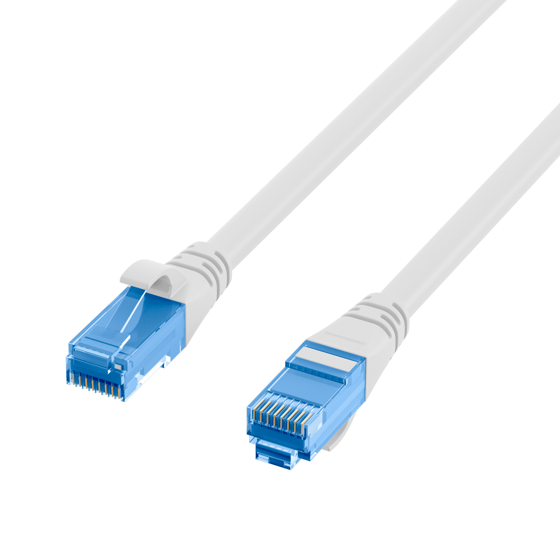 RJ45 Patchkabel Cat.6A U/UTP LSZH  Premium 500MHz weiß 5m