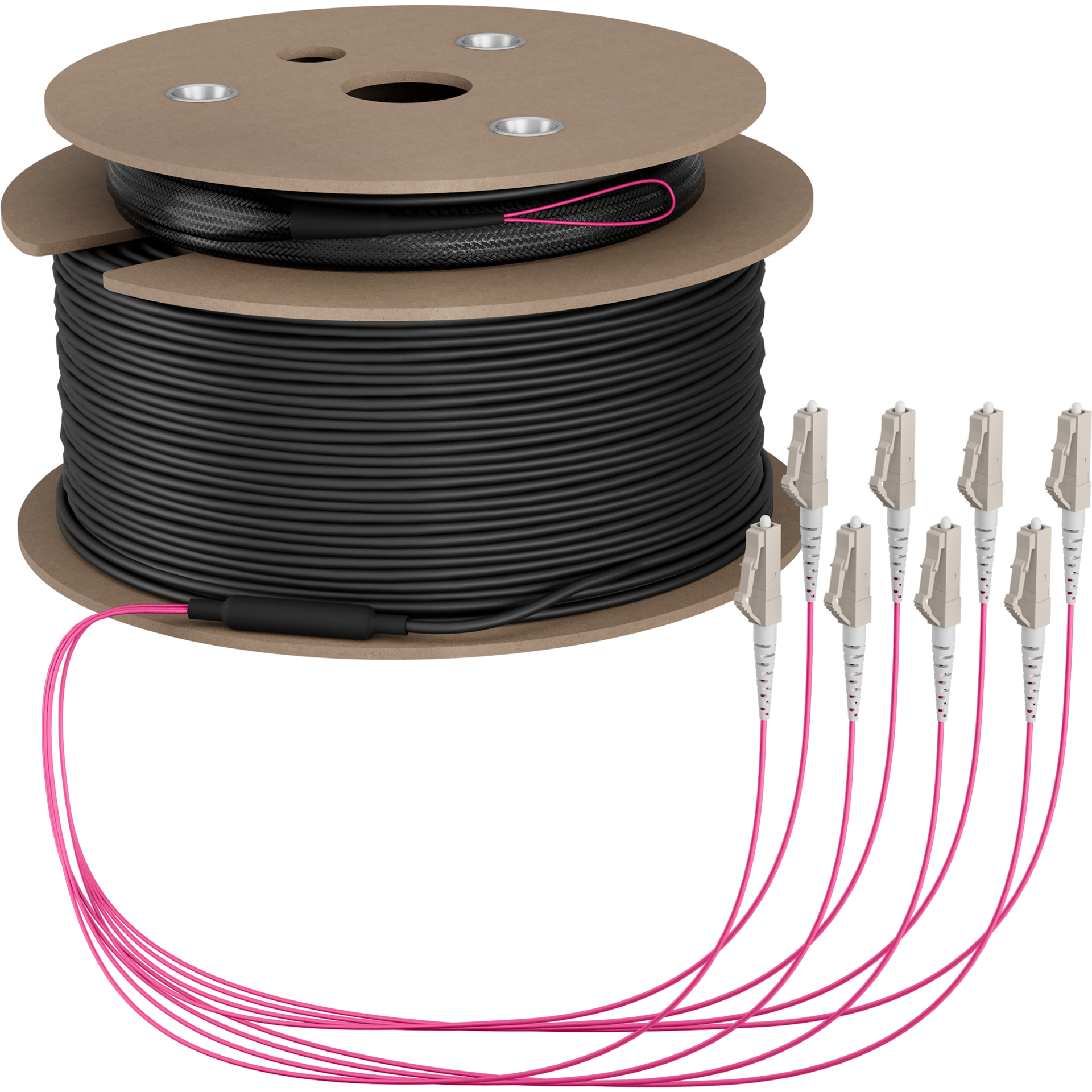 Trunkcable U-DQ(ZN)BH OM4 8G (1x8) LC-LC,150m Dca LSZH