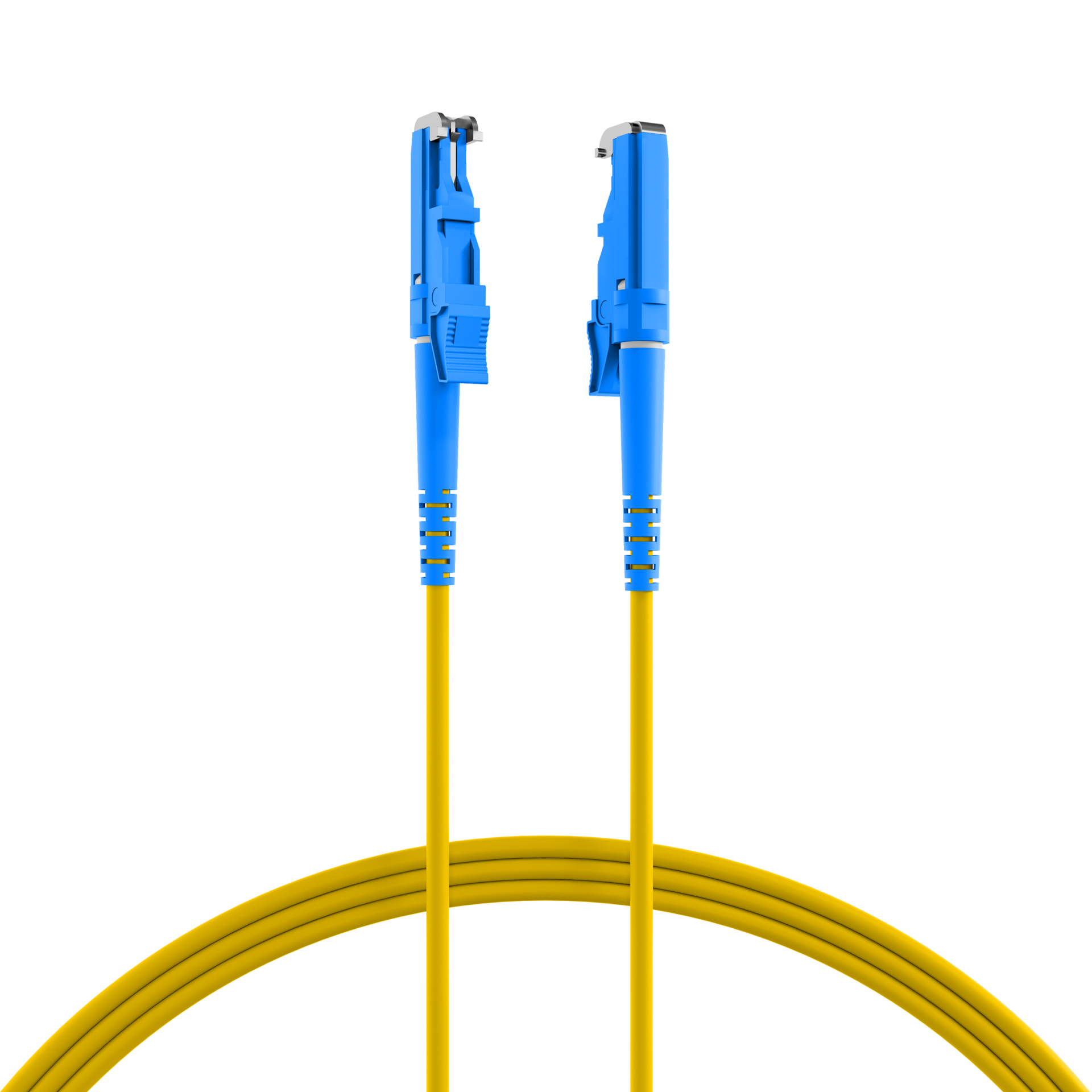 Simplex Fiber Optic Patch Cable E2000®-E2000® OS2 2m 3,0mm Yellow 9/125µm