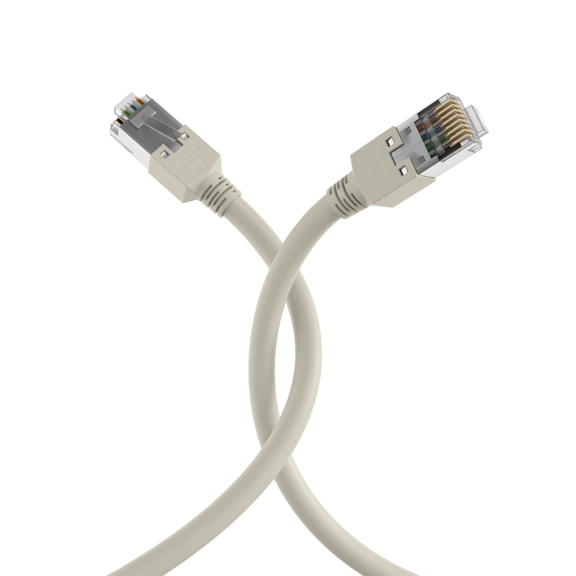 RJ45 Patchkabel Cat.5e S/UTP PVC Dätwyler 5502 TM11 grau 10m