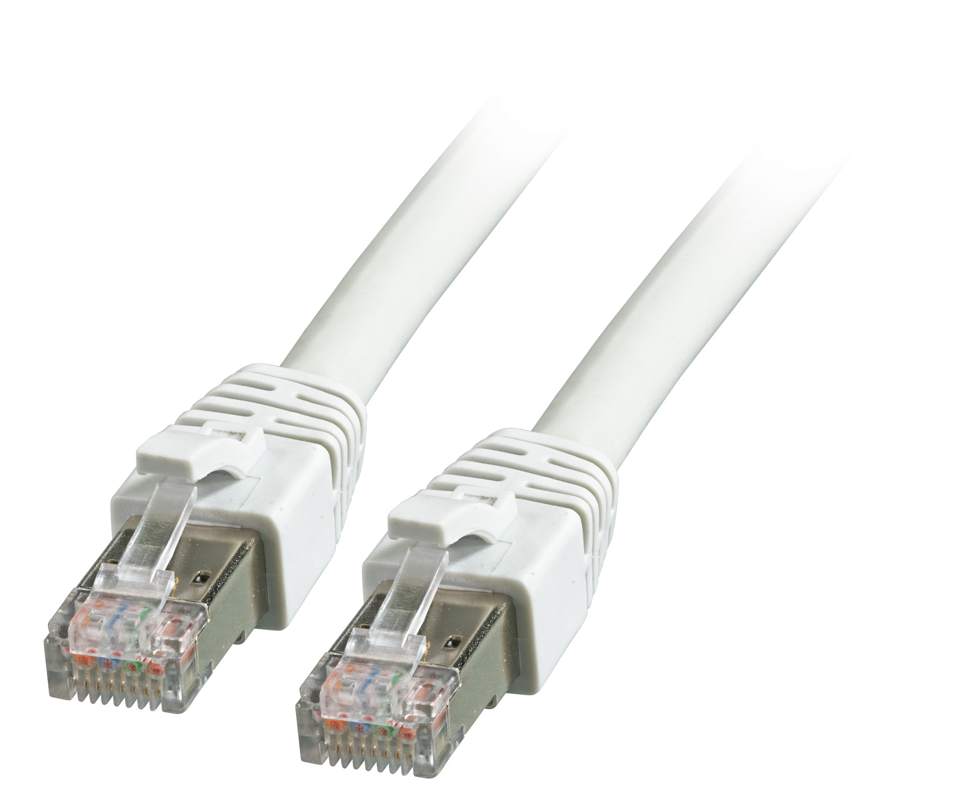 RJ45 Patchkabel S/FTP, Cat.8.1, BC, LSZH, 10m, grau