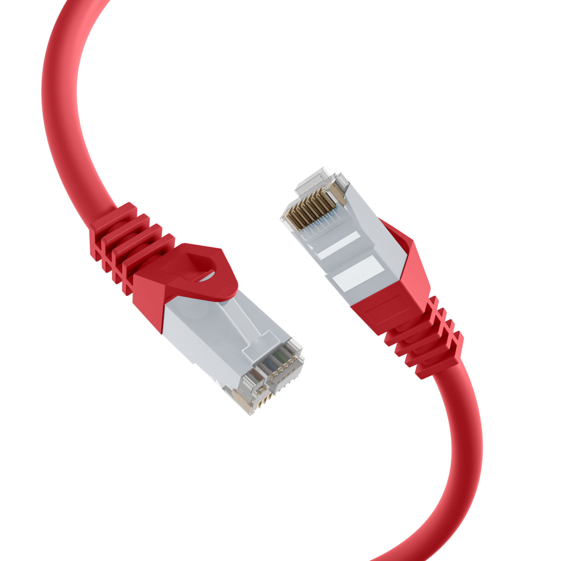 RJ45 Patch Cord Cat.6 U/UTP LSZH CCA red 2m