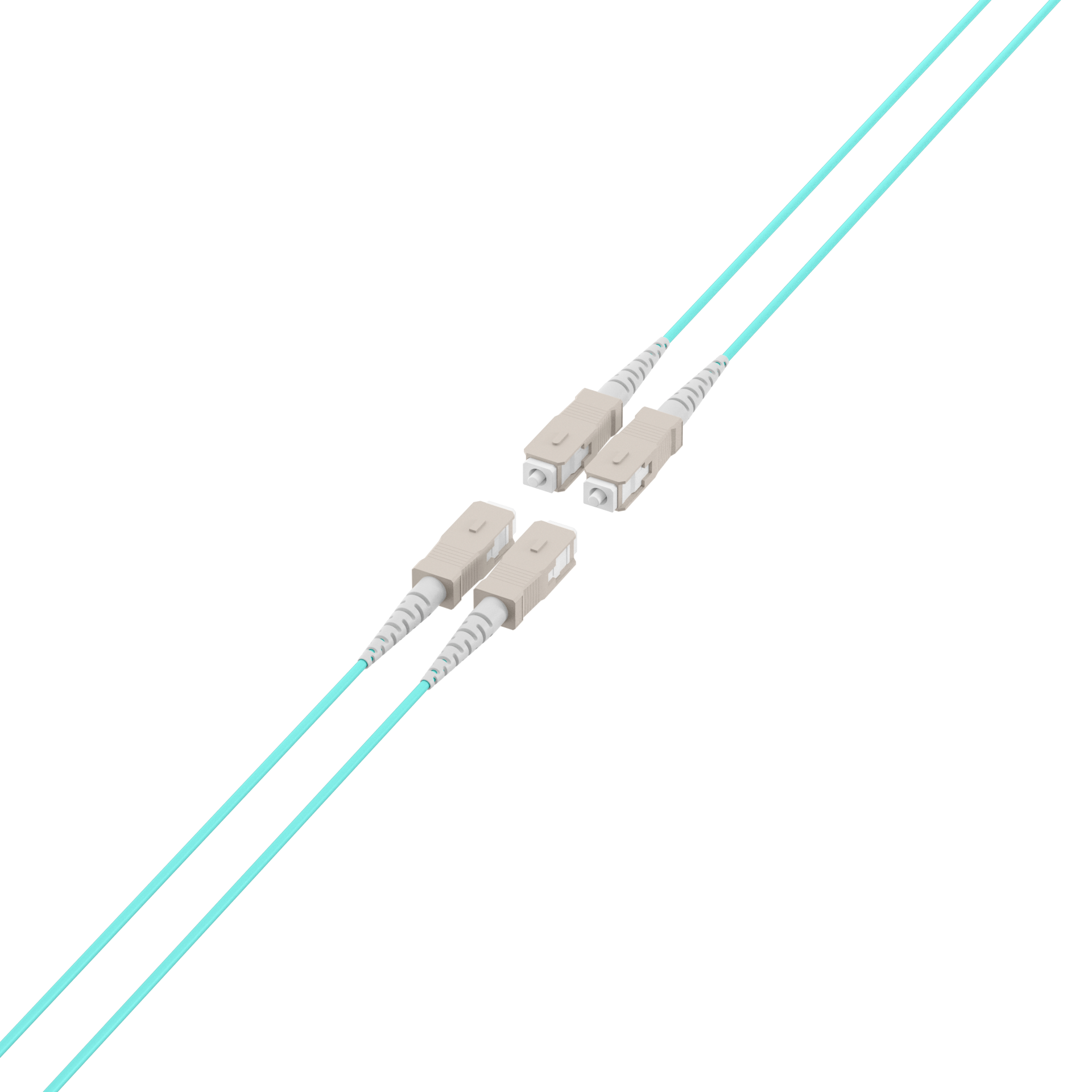 Trunk cable U-DQ(ZN)BH OM3 4G (1x4) SC-SC,150m Dca LSZH