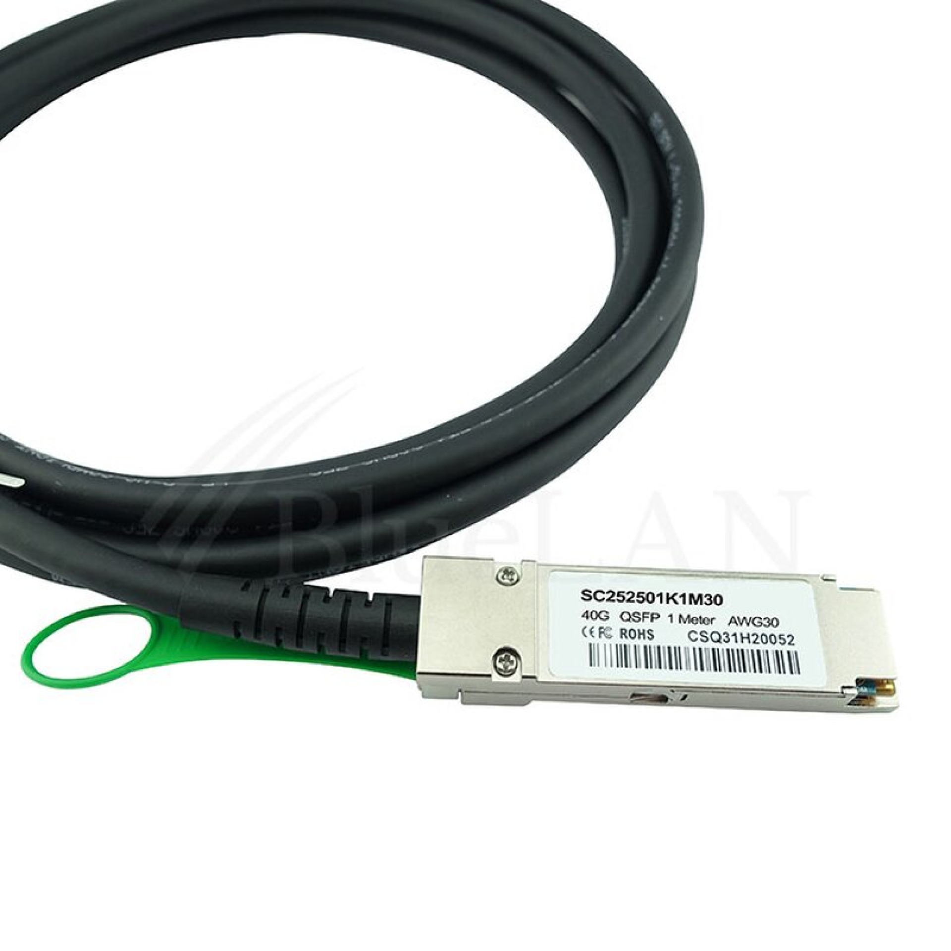 HPE X240 JG326A compatible BlueLAN, DAC QSFP SC252501K1M30