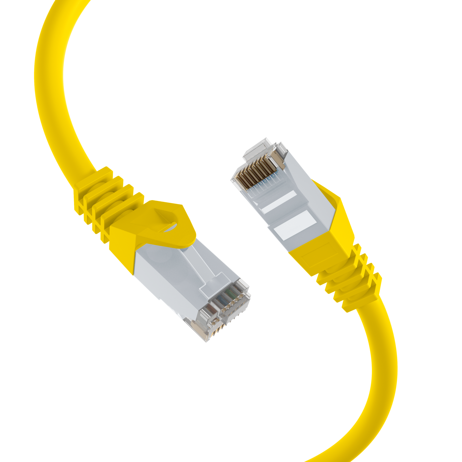 RJ45 Patchkabel Cat.6 U/UTP LSZH  CCA gelb 5m