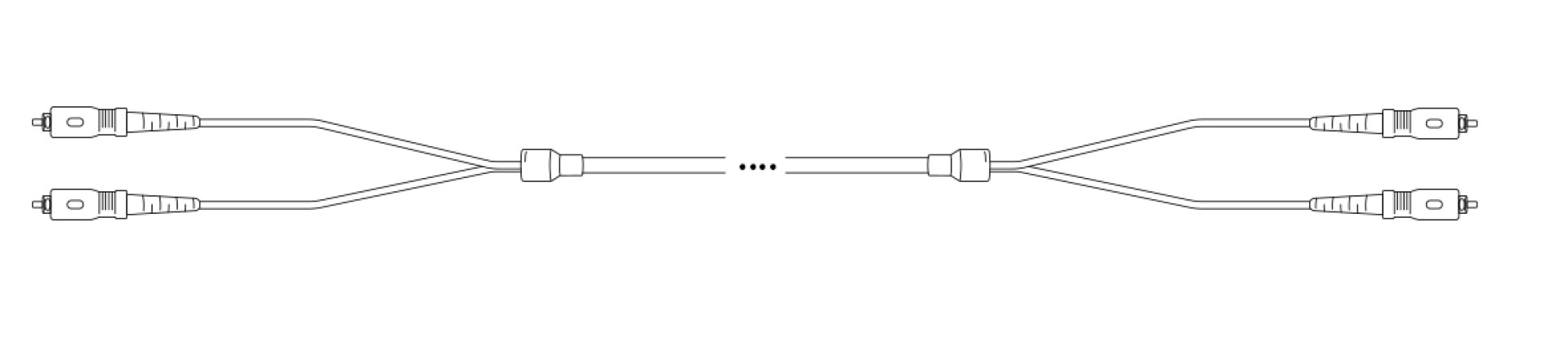 Breakout I-V(ZN) HH OS2 9/125µm SC/SC 12E 1,0m