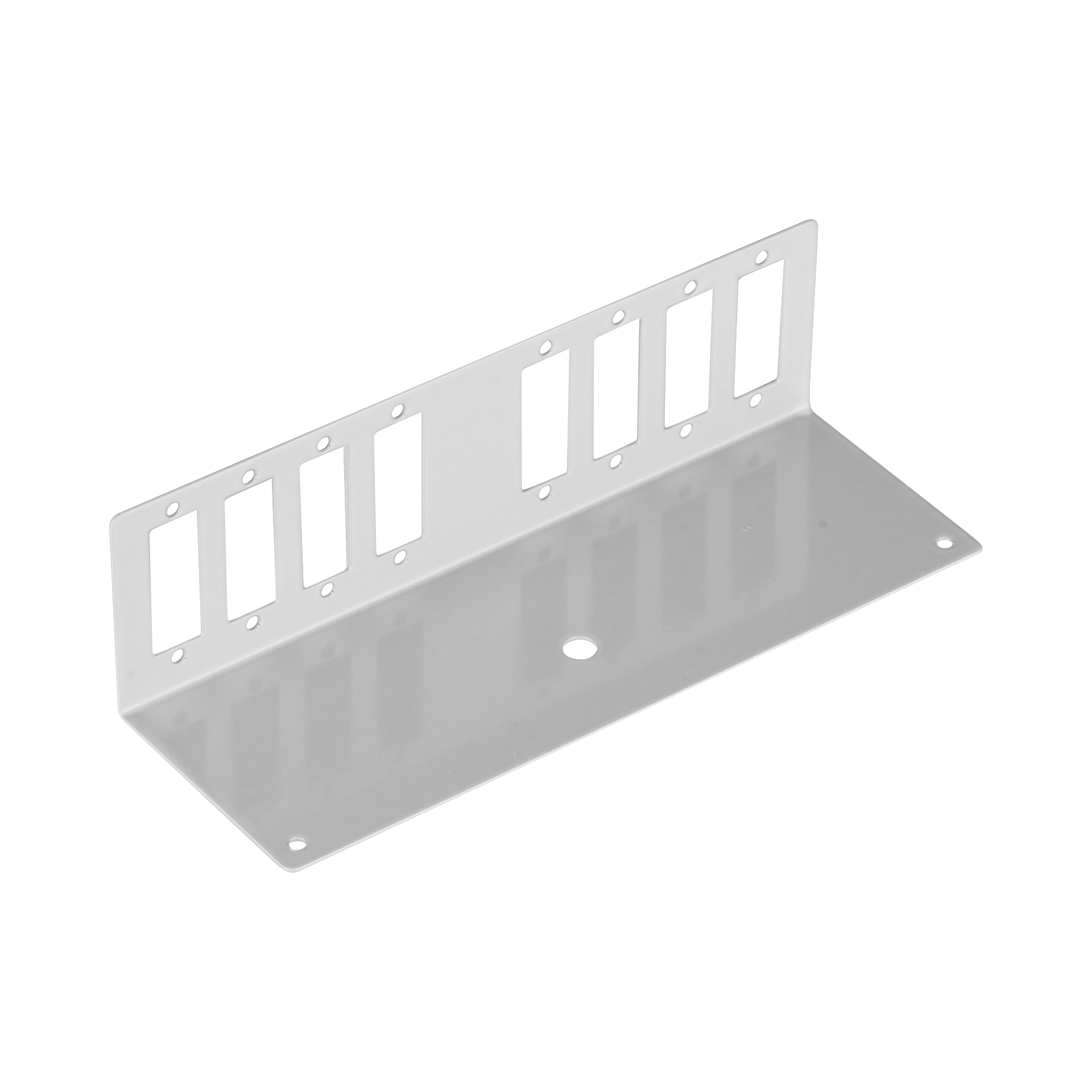 Distribution Plate, RAL7035 6 SC dpx or 6 LC quad Adapters