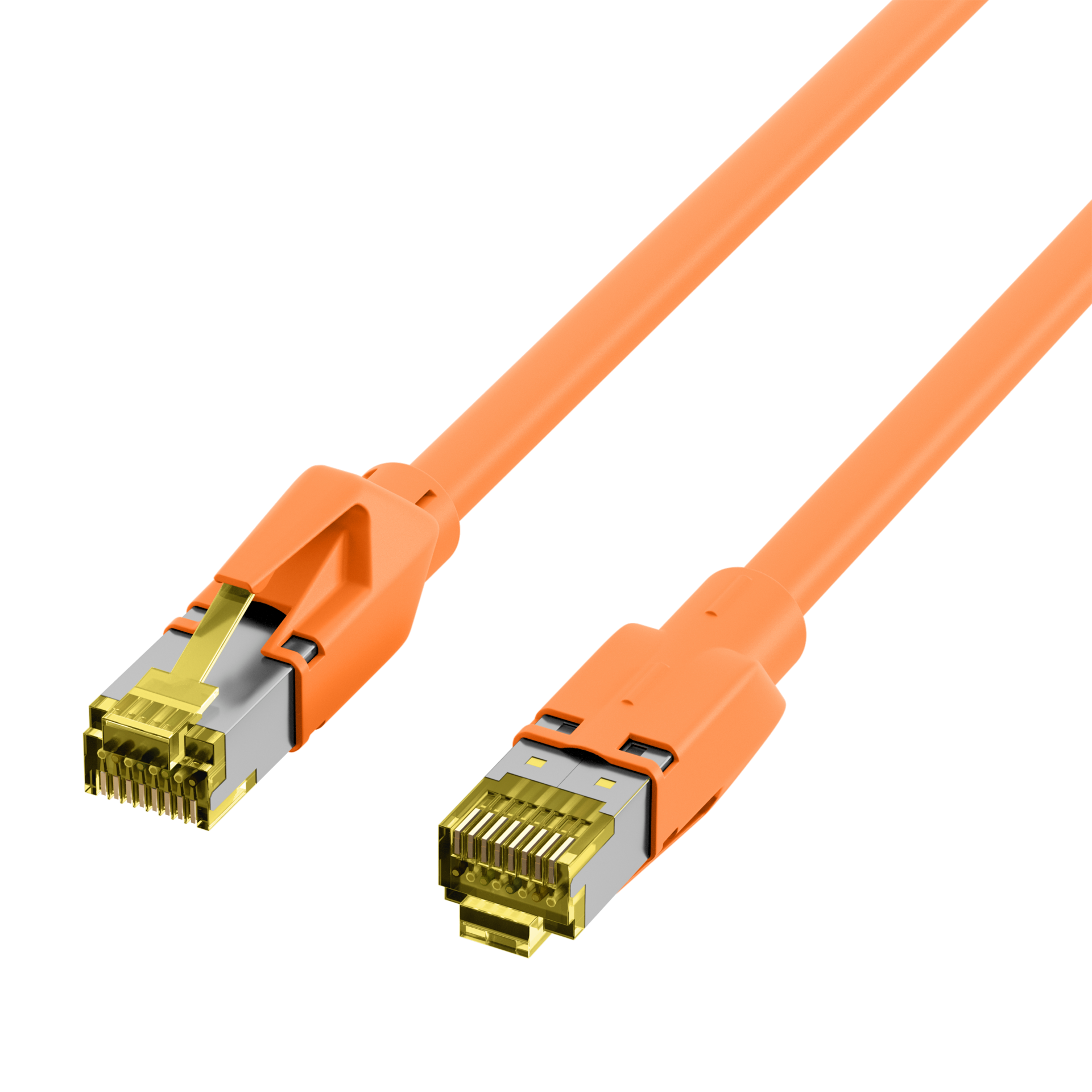 RJ45 Patchkabel Cat.6A S/FTP LSZH  Draka UC900 TM31 orange 1m