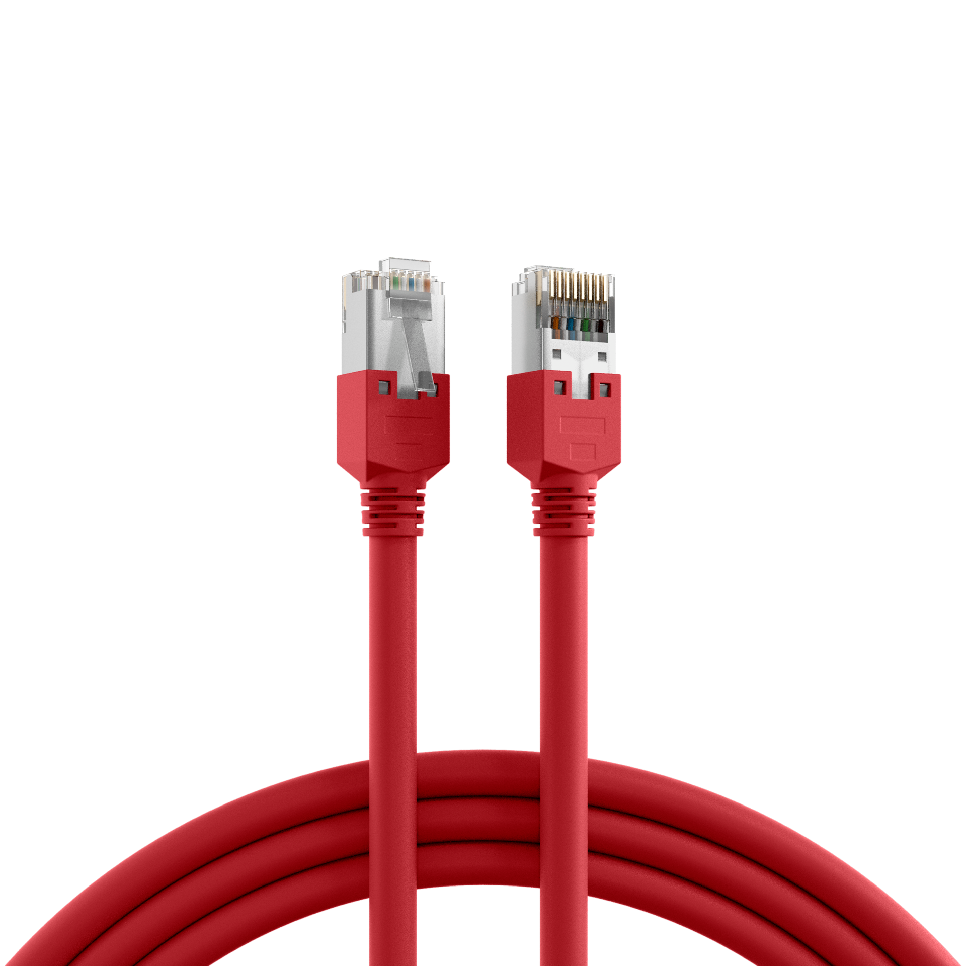 RJ45 Patch Cord Cat.5e SF/UTP LSZH Draka UC300 TM11 red 25m