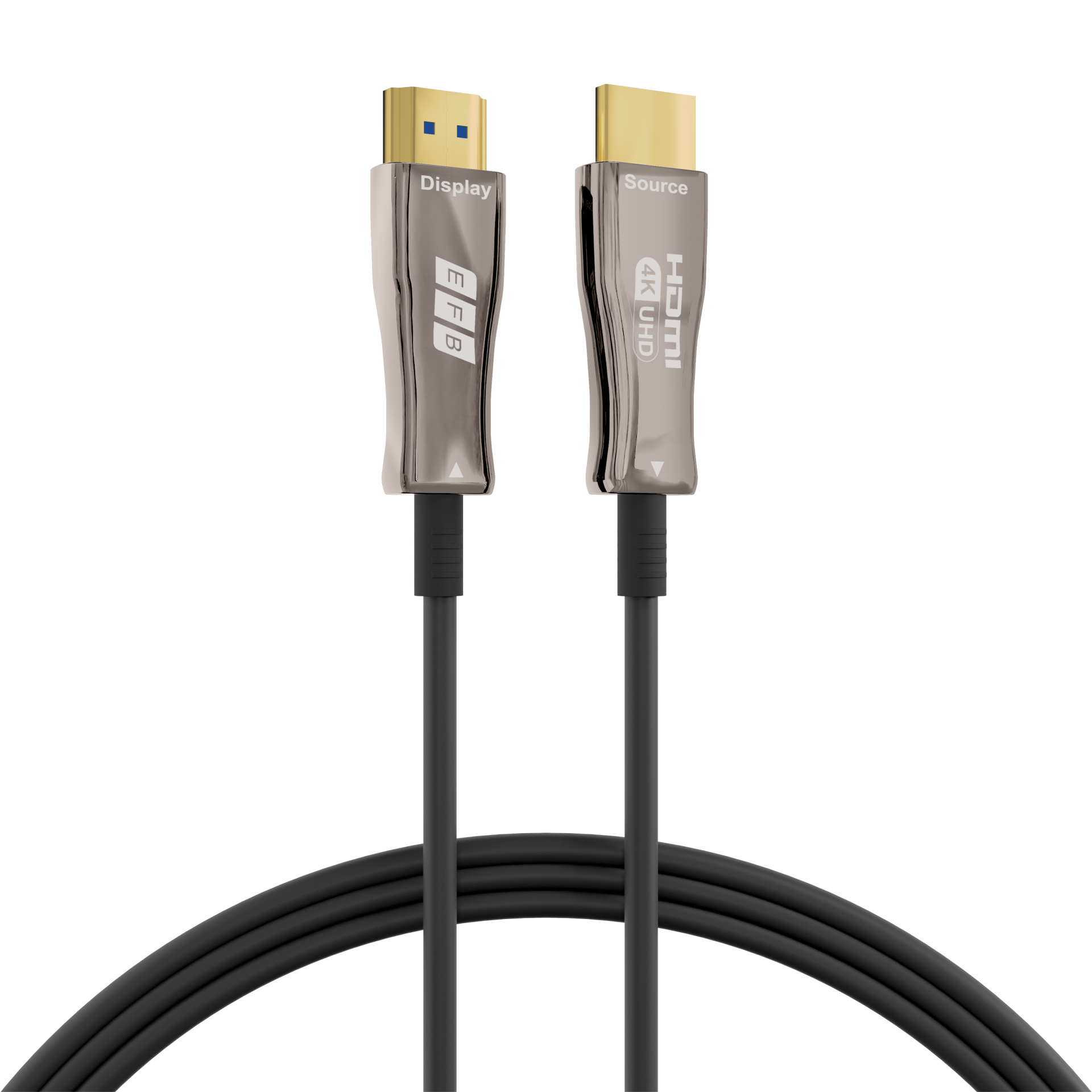 HDMI Glasfaserkabel AOC aktiv 4K60Hz 18 Gbit/s 20m schwarz komp. mit HDMI 2.0