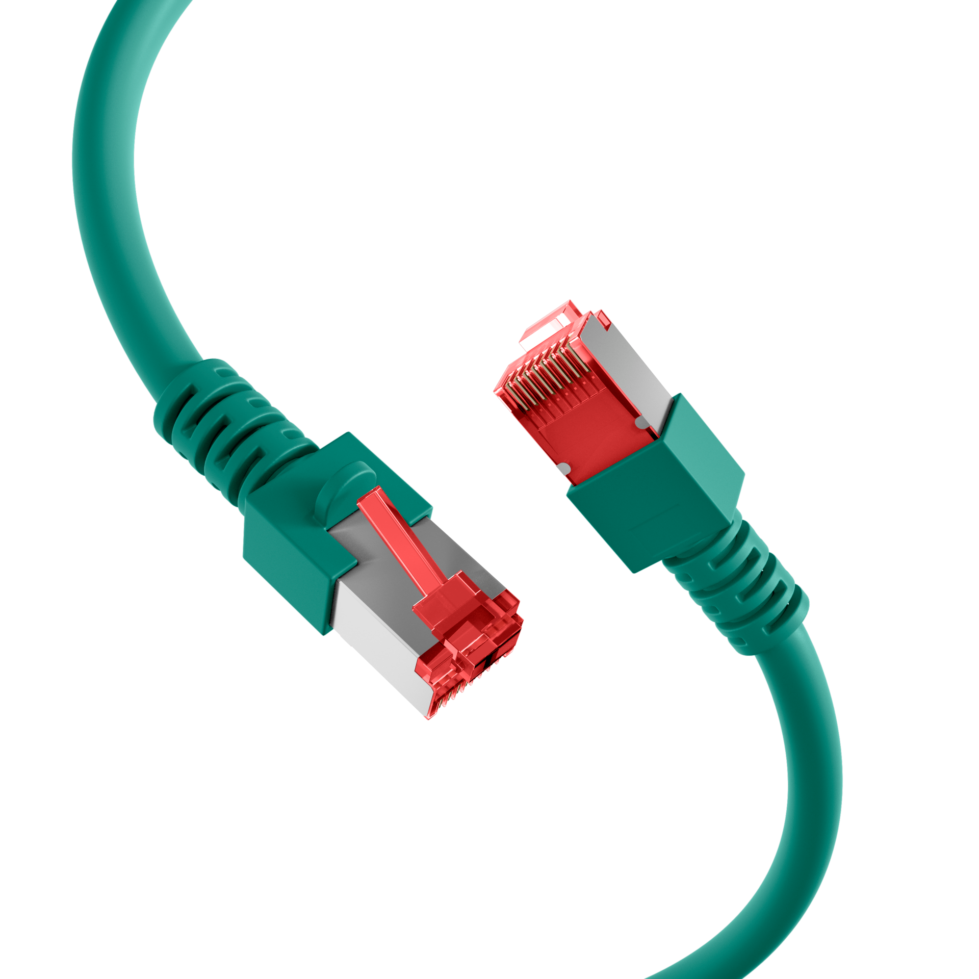 RJ45 Patchkabel Cat.6 S/FTP LSZH  grün 0,5m