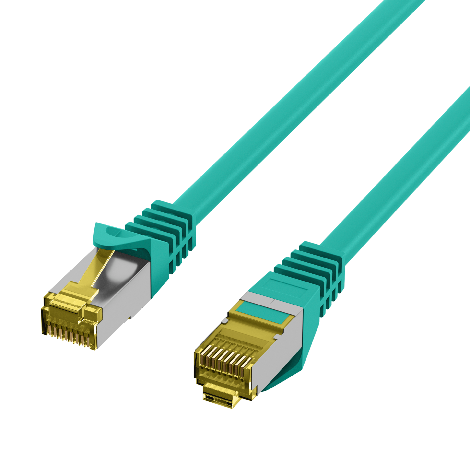 RJ45 Patchkabel Cat.6A S/FTP LSZH  Cat.7 Rohkabel grün 3m