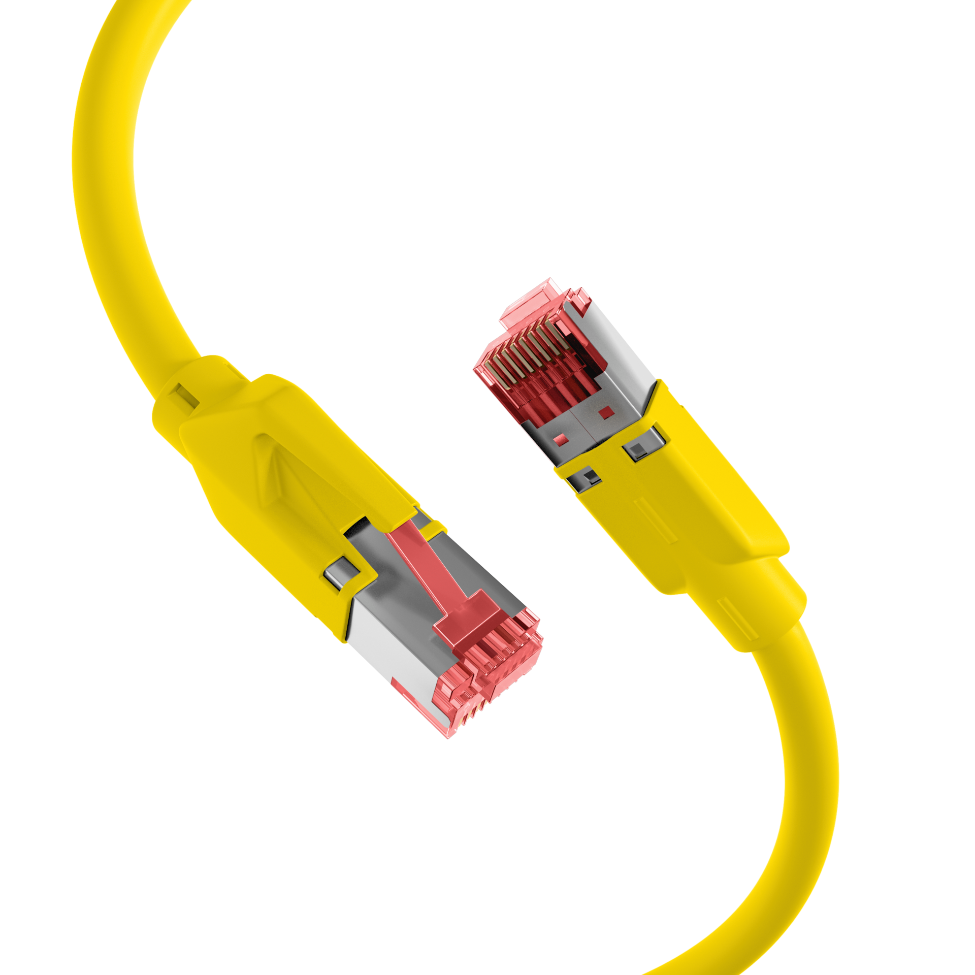 RJ45 Patchkabel Cat.5e S/UTP PUR  TM21 schleppfähig gelb 20m