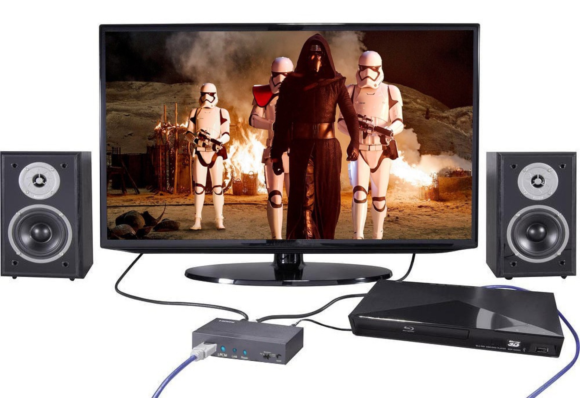 Audio Extractor 7.1 LPCM HDMI 4K UHD 3D