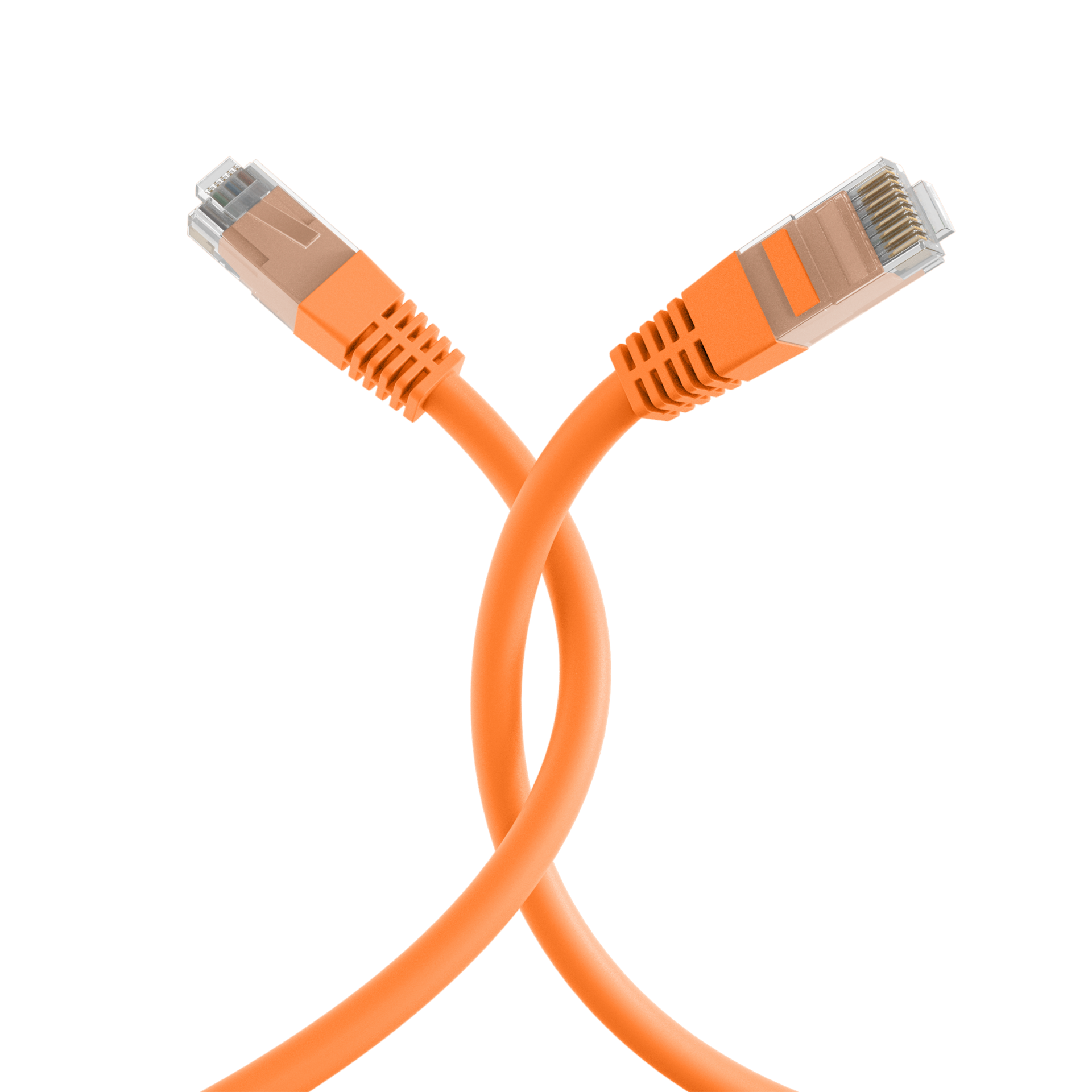 RJ45 Patchkabel Cat.5e U/UTP PVC  CCA orange 5m