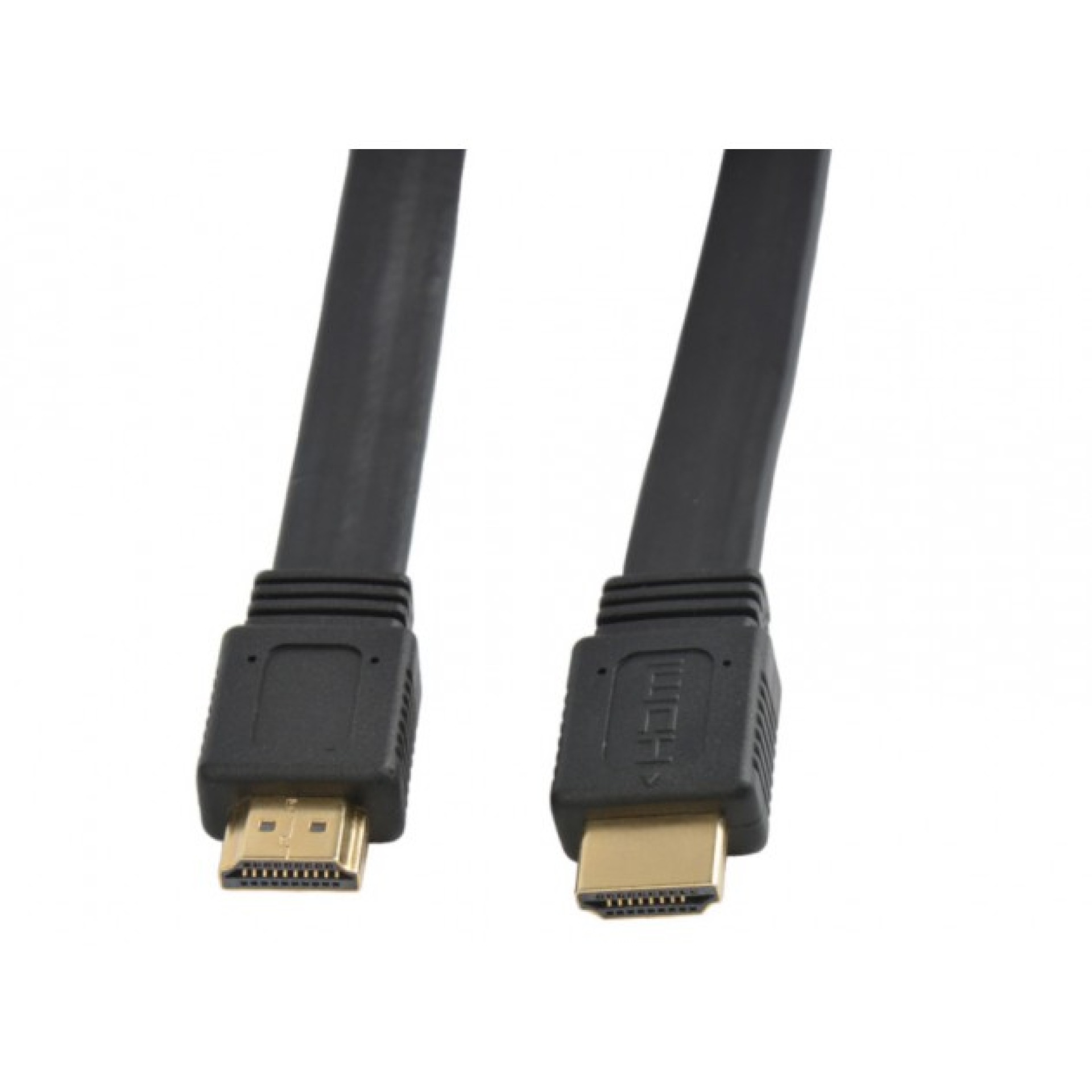 HDMI High Speed mit Ethernet Flachkabel 4K 60Hz 2m