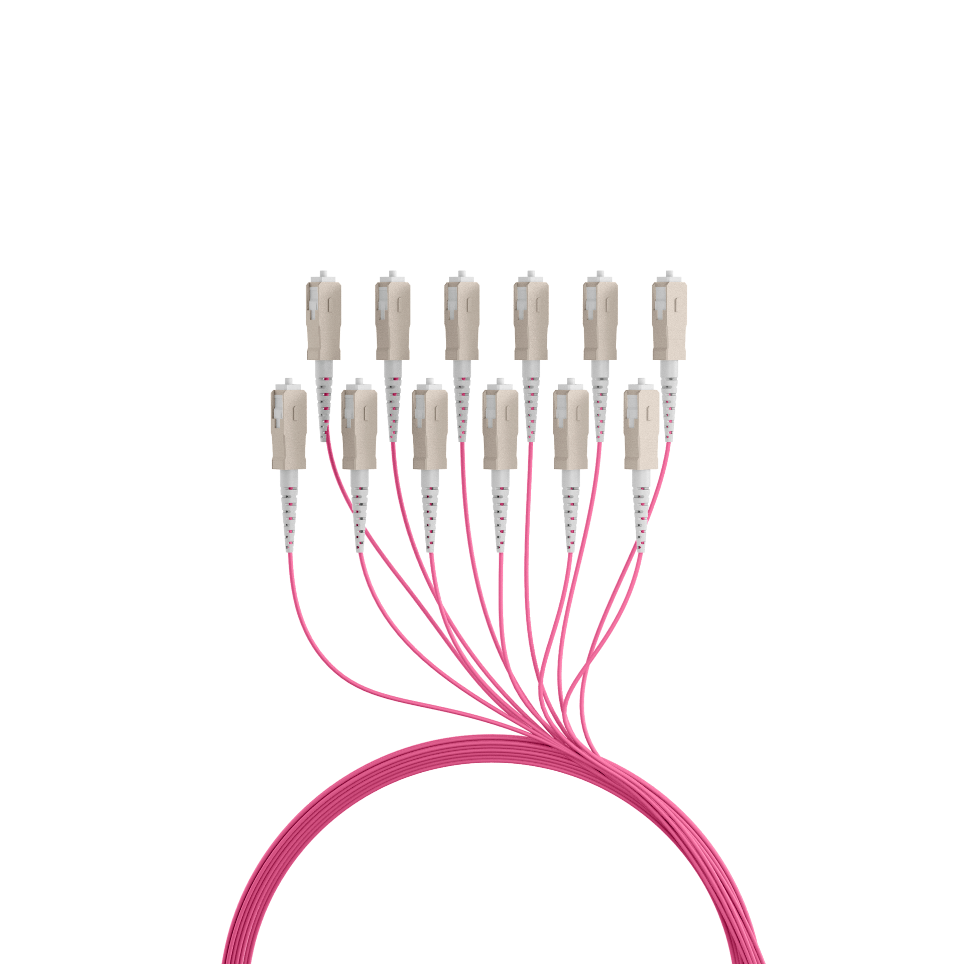 Trunk cable U-DQ(ZN)BH OM4 12G (1x12) SC-SC,80m Dca LSZH