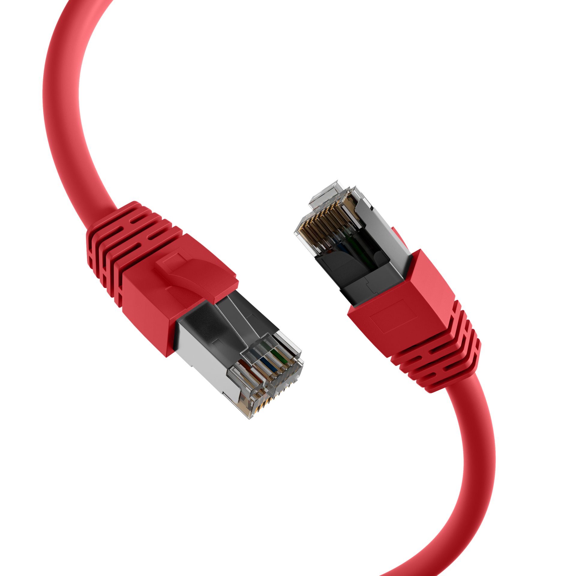 RJ45 Patch Cord Cat.8.1 S/FTP LSZH BC red 5m