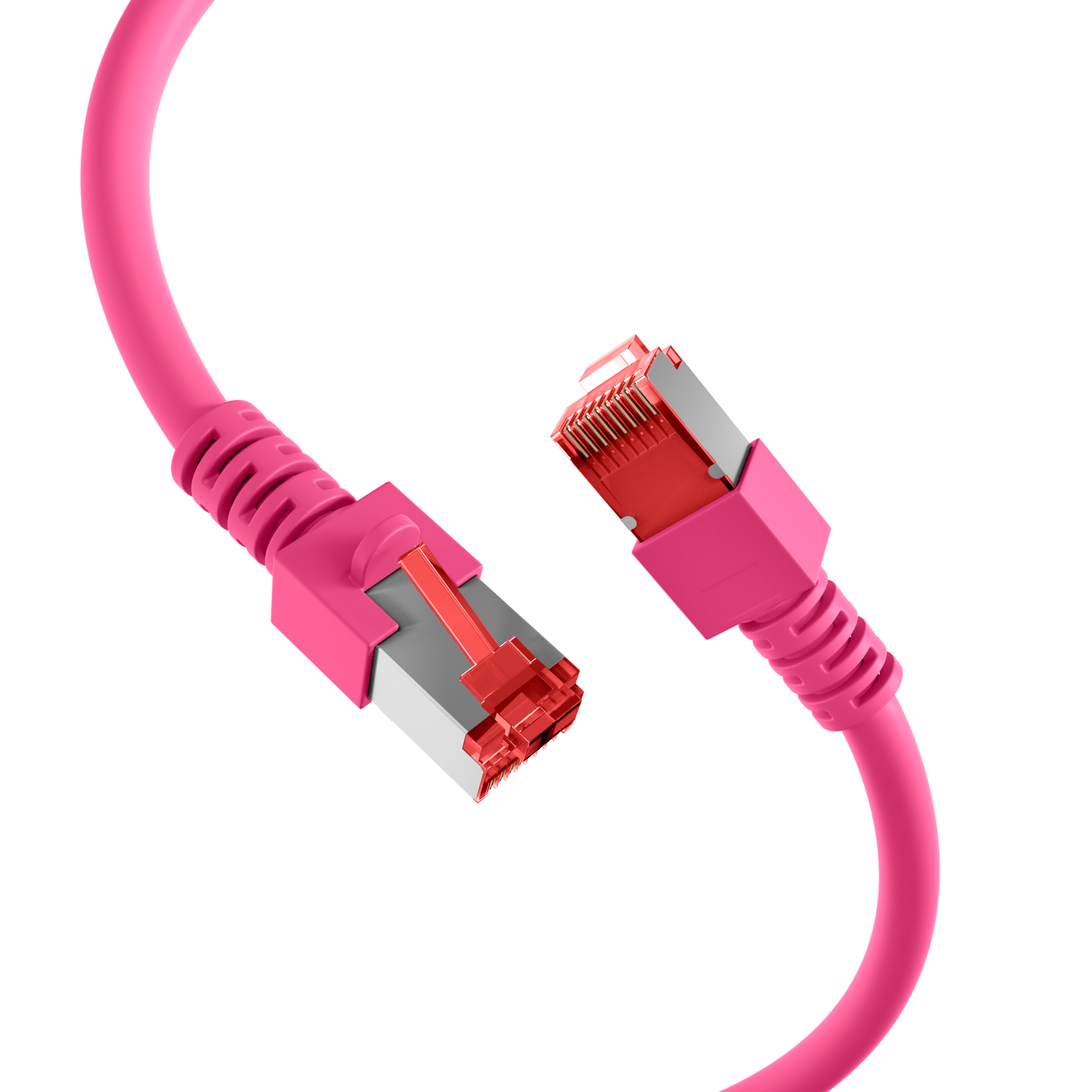 RJ45 Patch Cord Cat.6 S/FTP LSZH magenta 7,5m