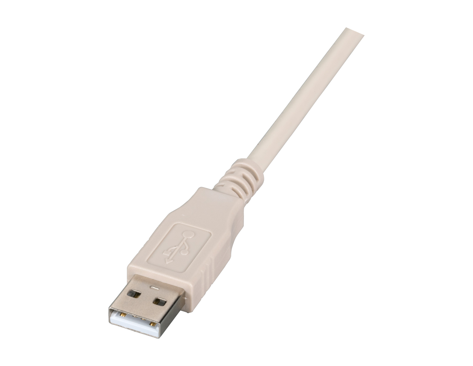 IP67 Einbaubuchse, M20, USB2.0, Bu-St, A-A, Service Port, Halteseil, 0,5m