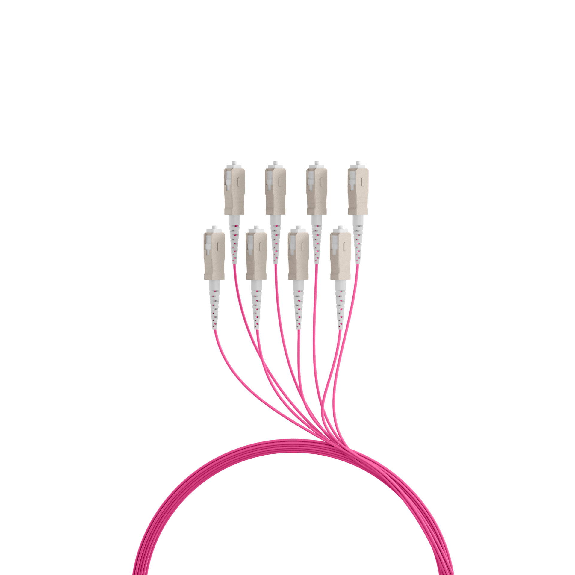 Trunkkabel U-DQ(ZN)BH OM4 8G (1x8) SC-SC,150m Dca LSZH