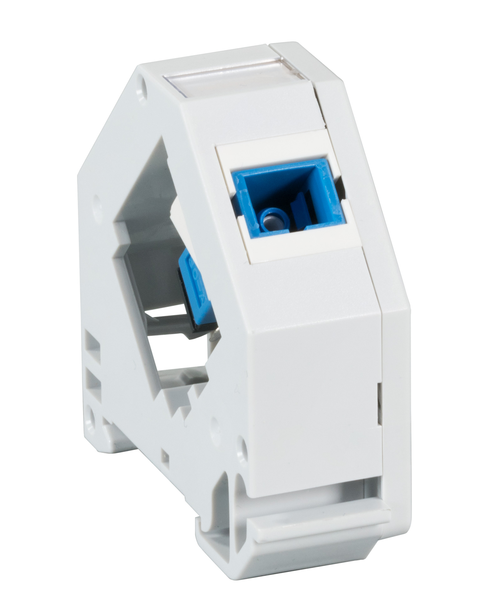 DIN RAIL adapter for LC Singlemode, 2 Ports