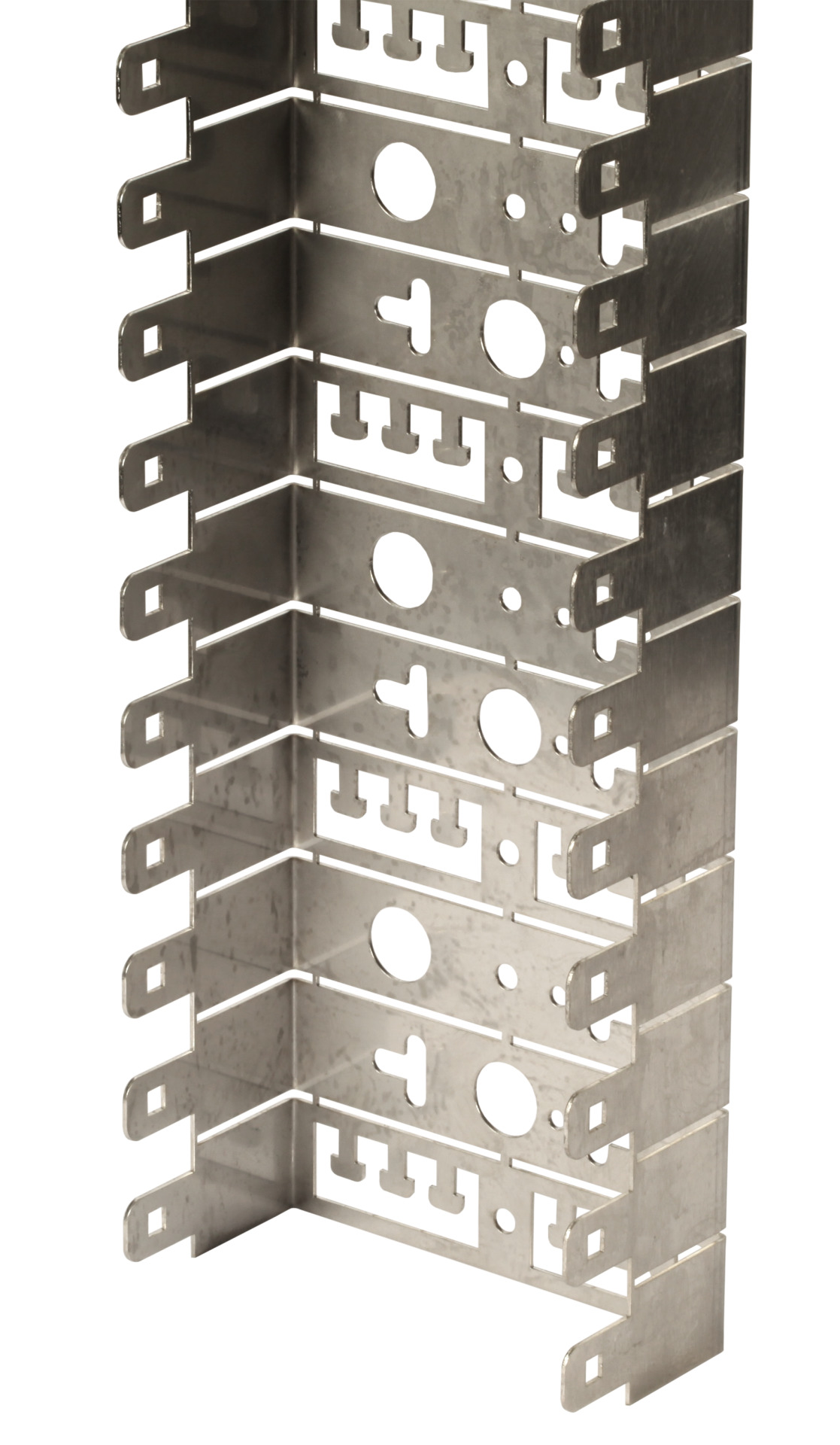 LSA Back Mount Frame, 50 Modules, D=50 mm, P=25 mm, PU 2 pcs.