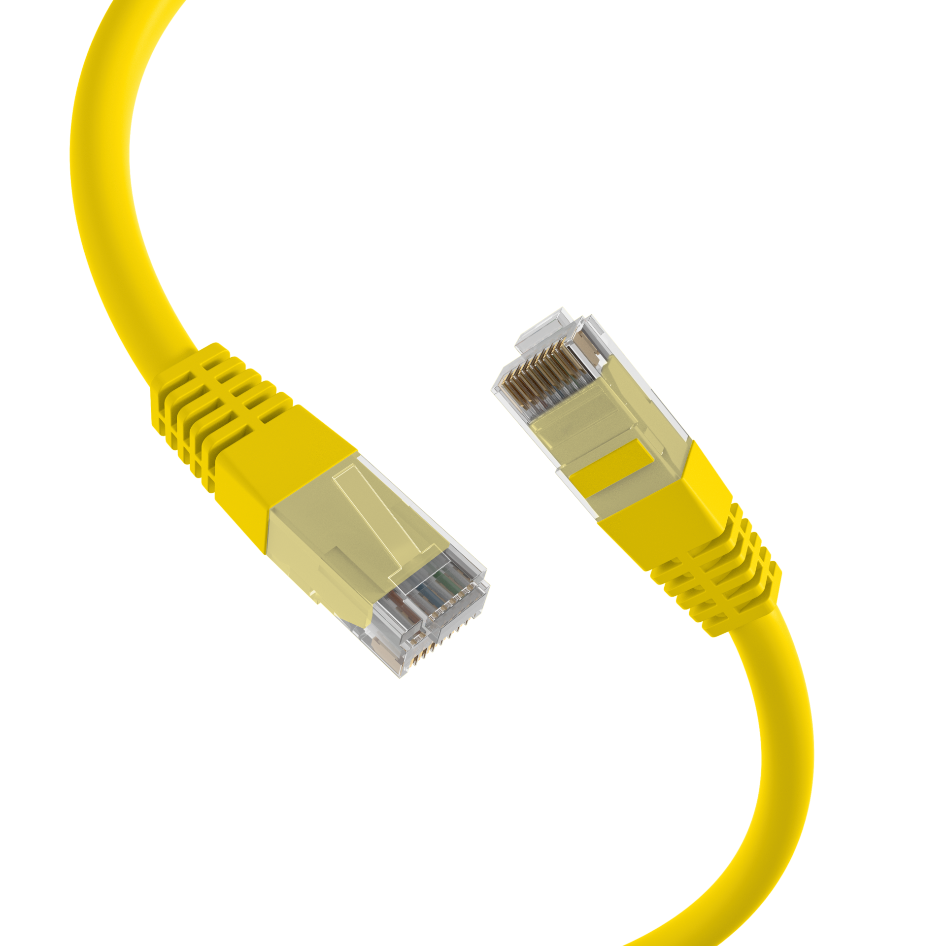 RJ45 Patch Cord Cat.6 U/UTP PVC CCA yellow 30m