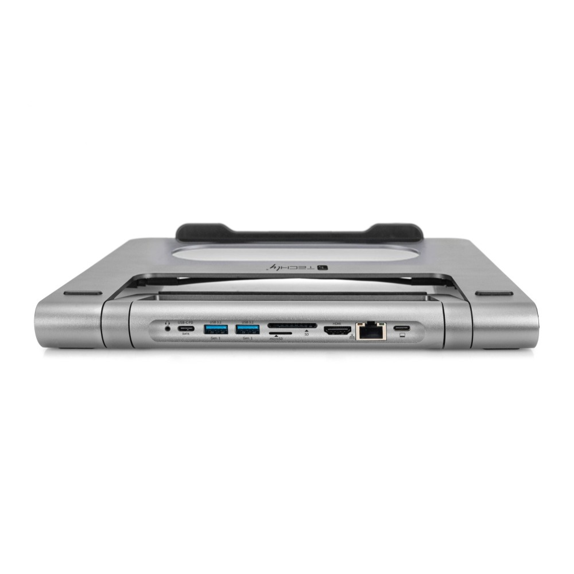 Techly 9 in 1 USB-C Docking Station,USB3.1 Notebook Ständer