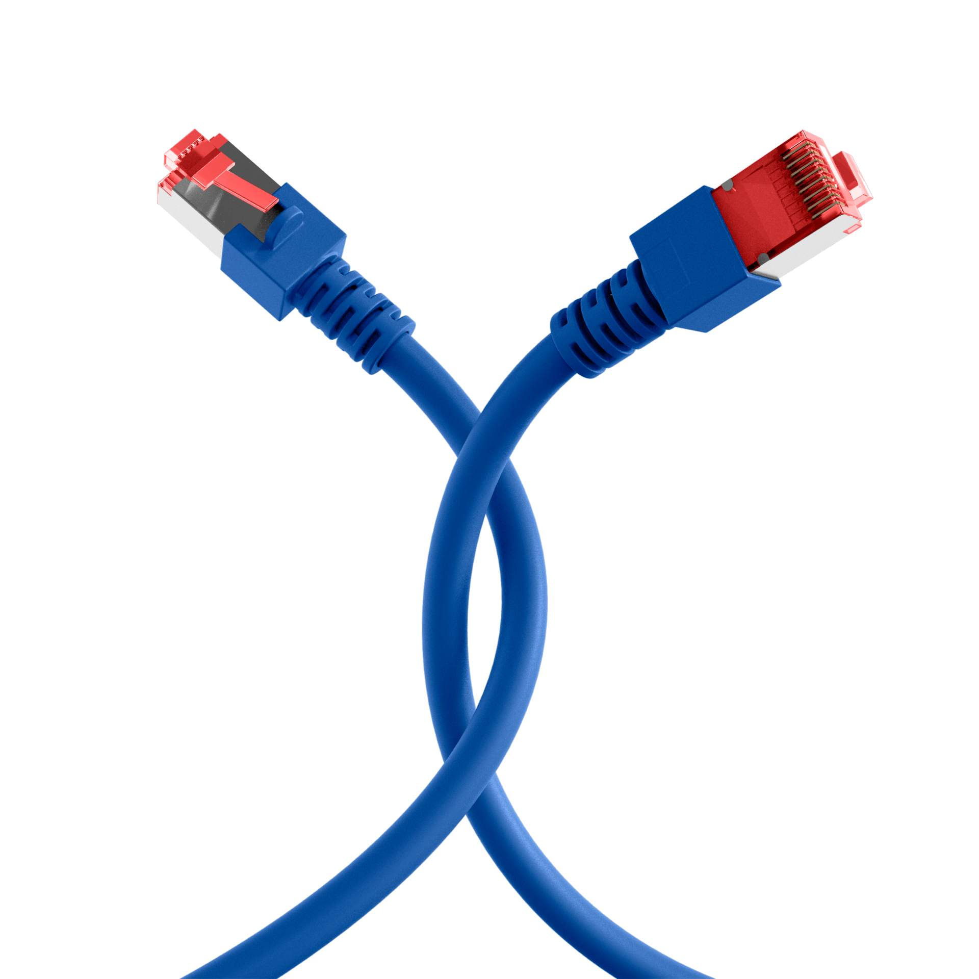 RJ45 Patchkabel Cat.6 S/FTP LSZH  blau 10m