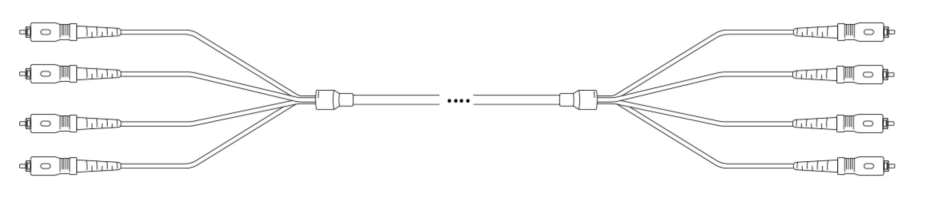 Breakout I-V(ZN) HH OS2 9/125µm SC/SC 4E 1,0m