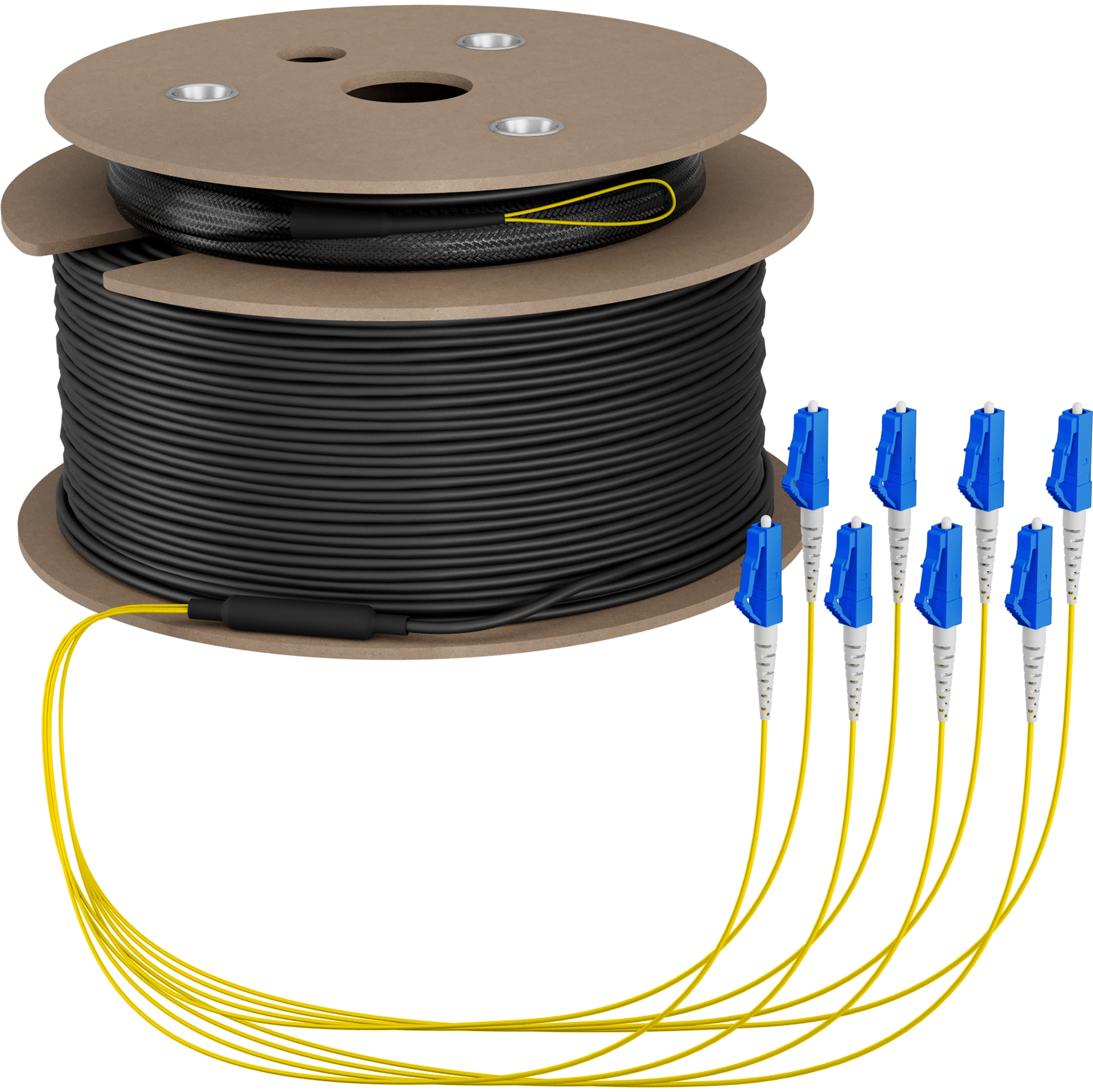 Trunk cable U-DQ(ZN)BH OS2 8E (1x8) LC-LC,60m Dca LSZH