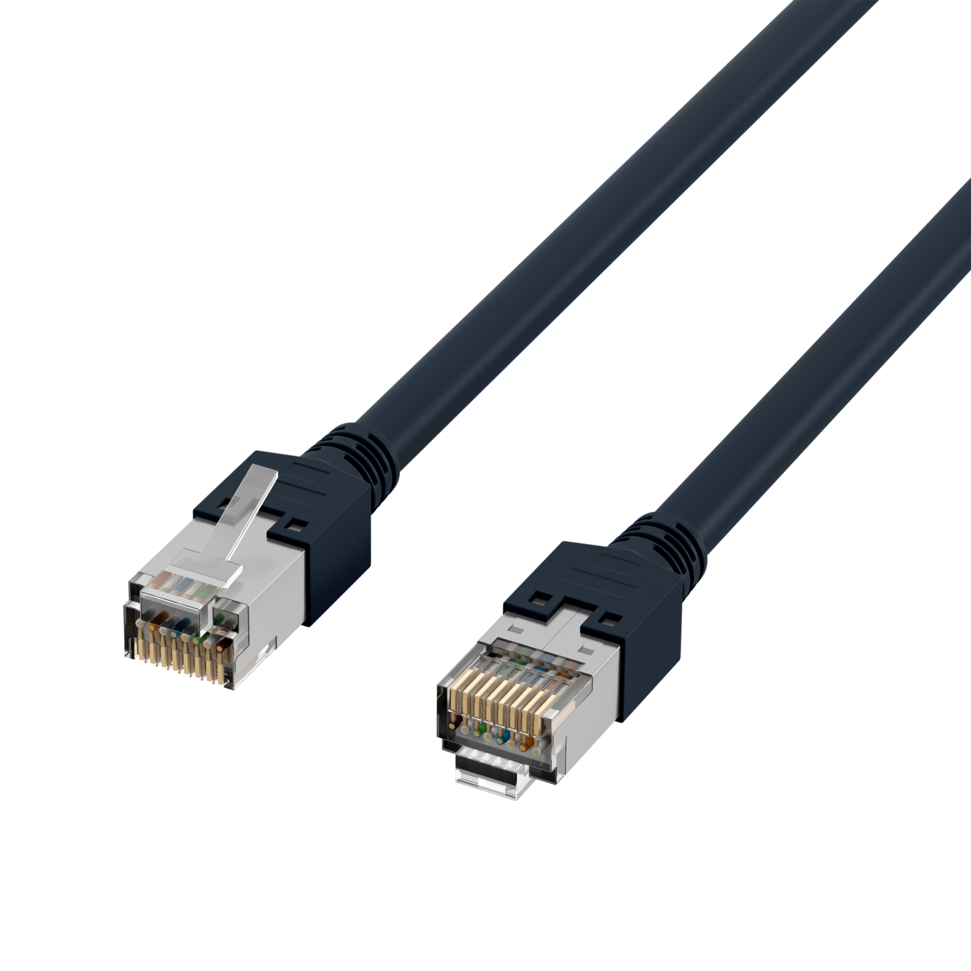 RJ45 Patch Cord Cat.5e F/UTP LSZHDraka UC300 TM11 black 0,25m